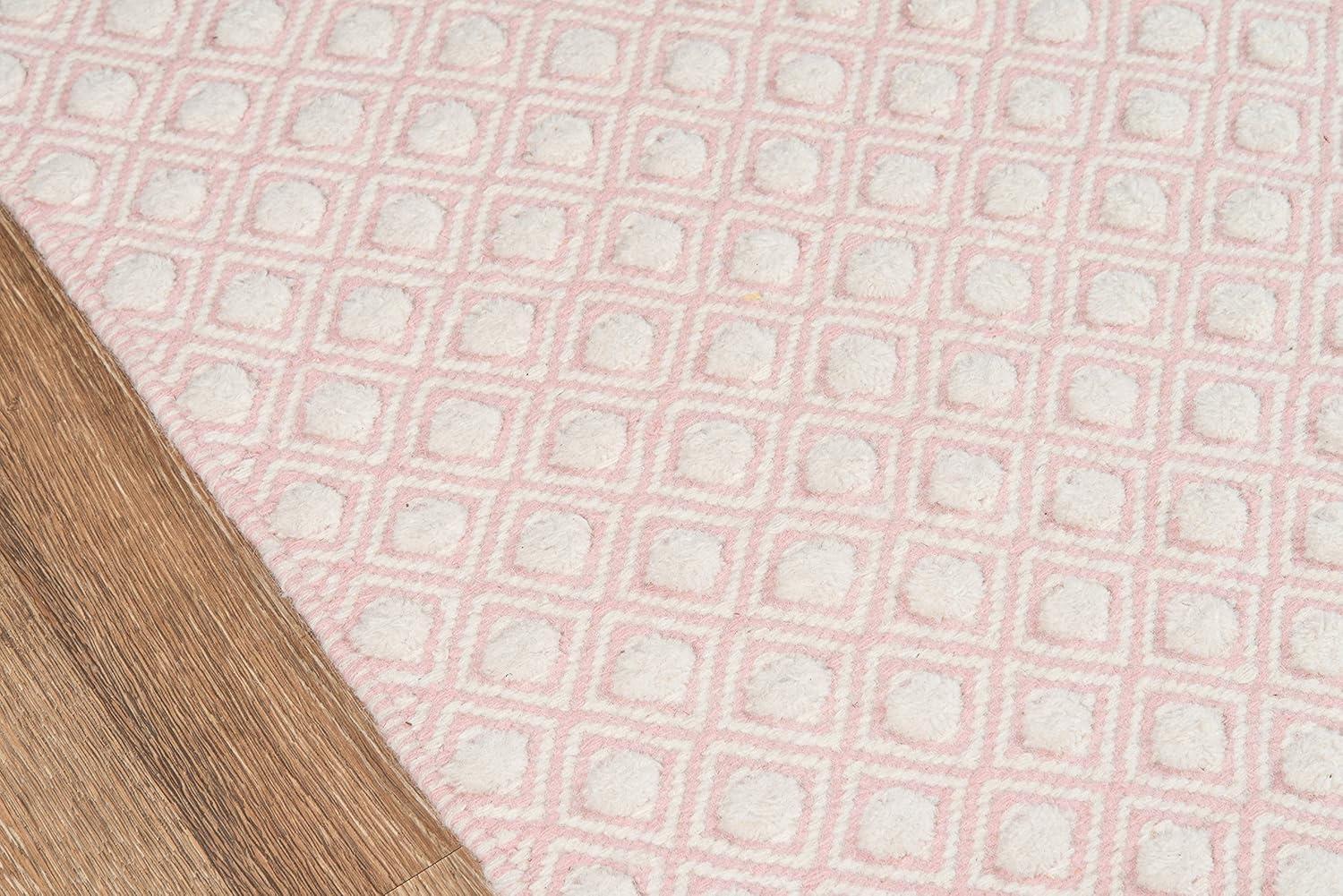 Langdon Polka Dots Handmade Flatweave Wool Area Rug