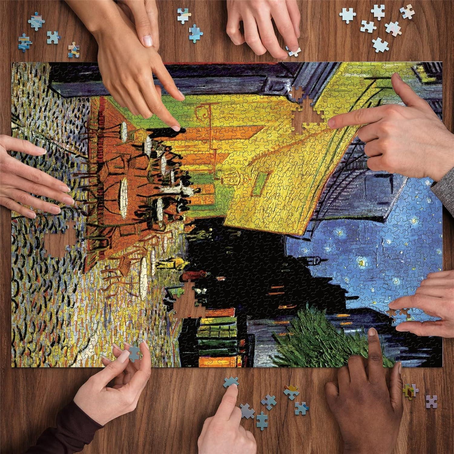 MasterPieces 1000 Piece Puzzle - Café Terrace at Night - 19.25"x26.75"