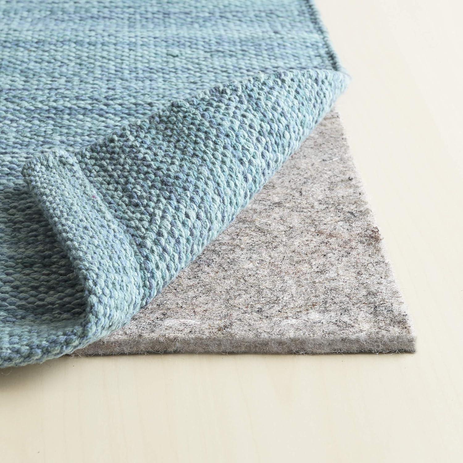 8'x10' - 1/4" Thick - 100% Felt - Protective Cushioning Rug Pad - Safe for All Floors and Finishes Including Hardwoods