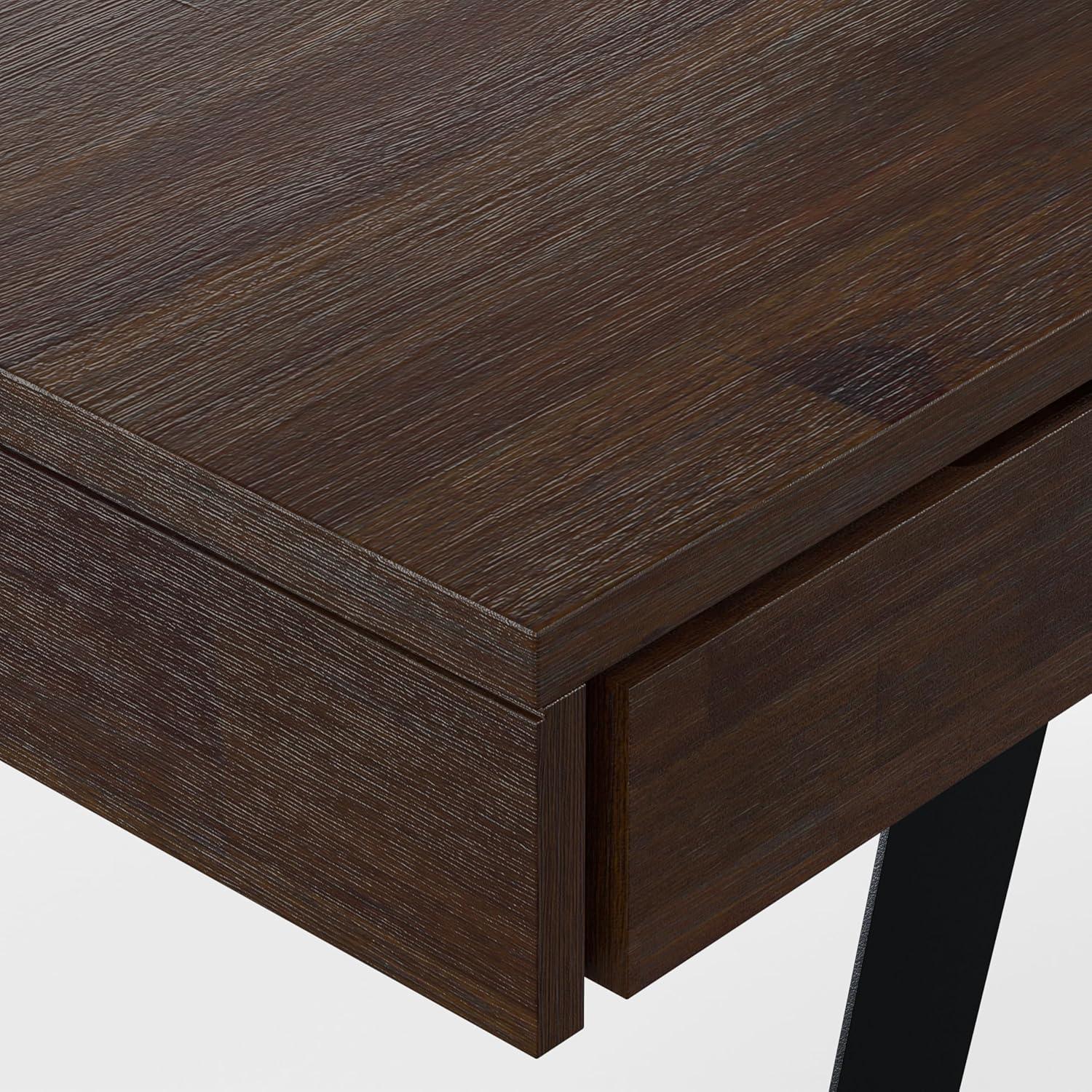 Simpli Home Lowry Solid Wood Desk