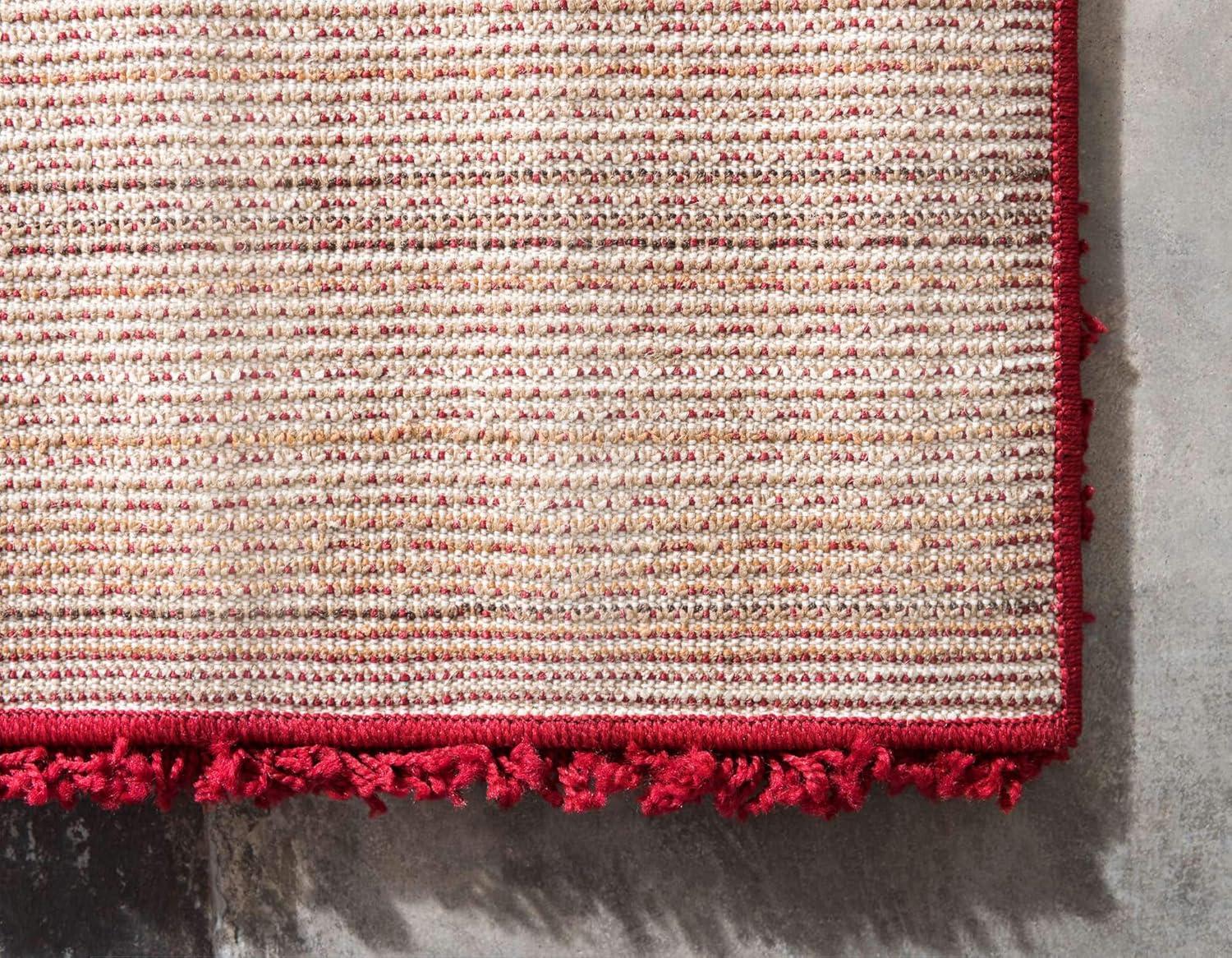 Unique Loom Solid Shag Solid Indoor Woven Area Rug