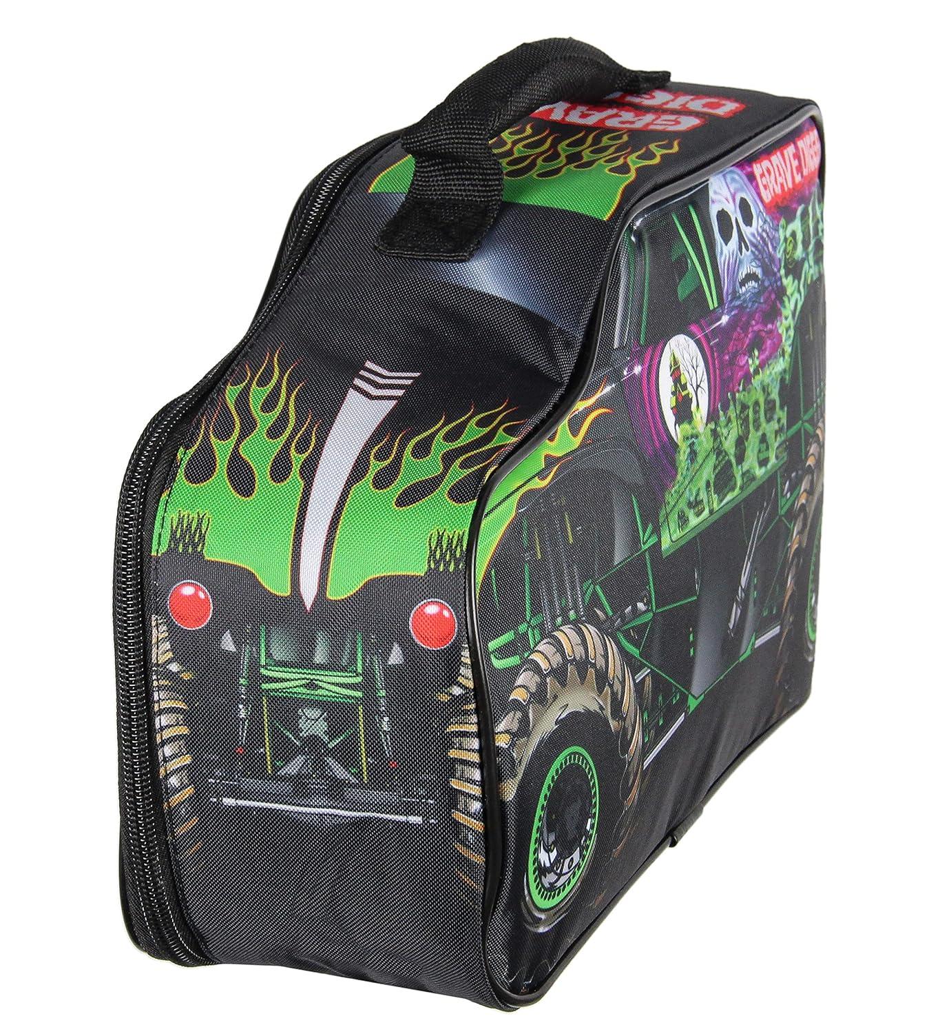 Monster Jam Lunch Box Grave Digger Truck Shaped Insulated Big Lunch Bag for Work Travel