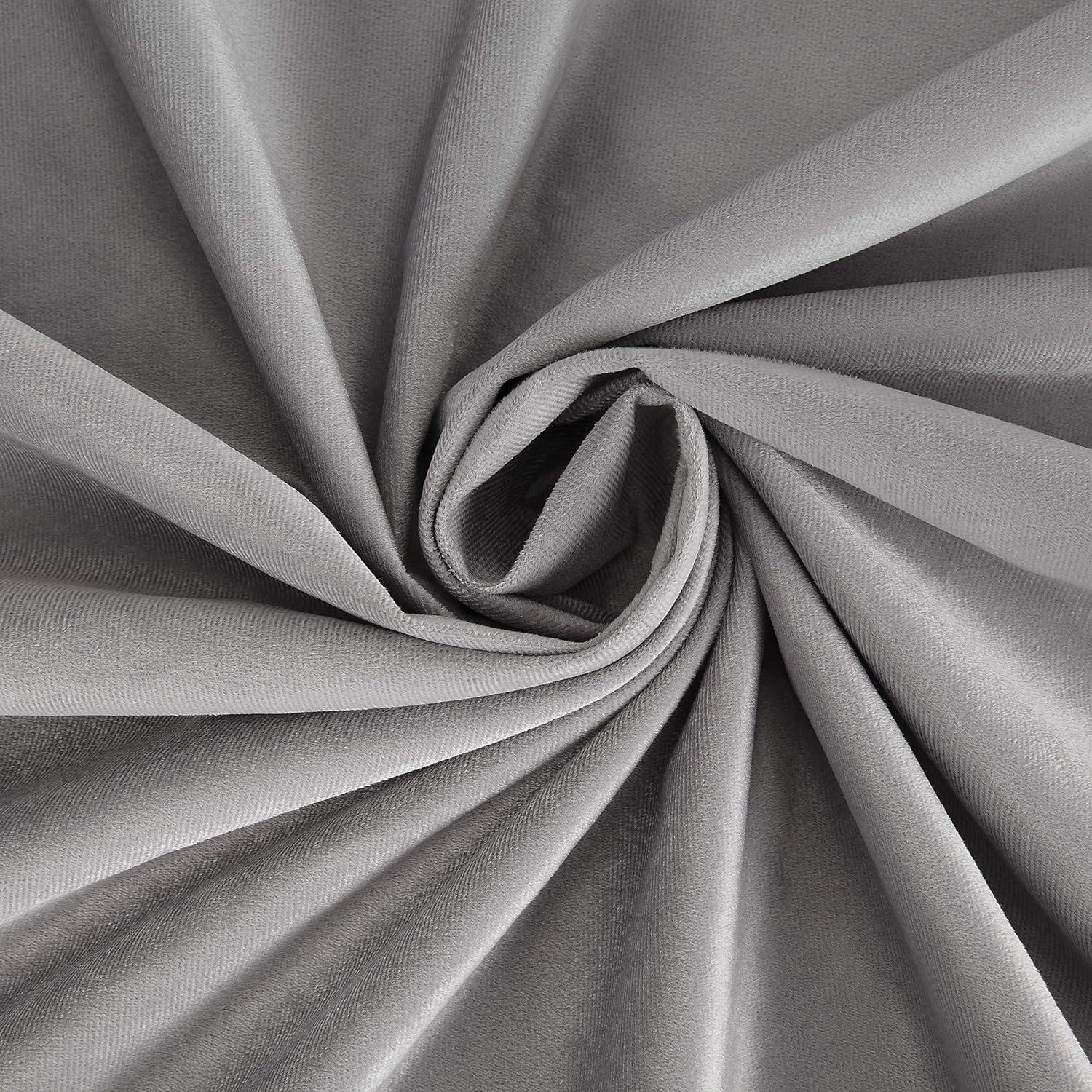 Sun Zero Velvet Noise Reducing Thermal Extreme 100% Blackout Back Tab Curtain Panel