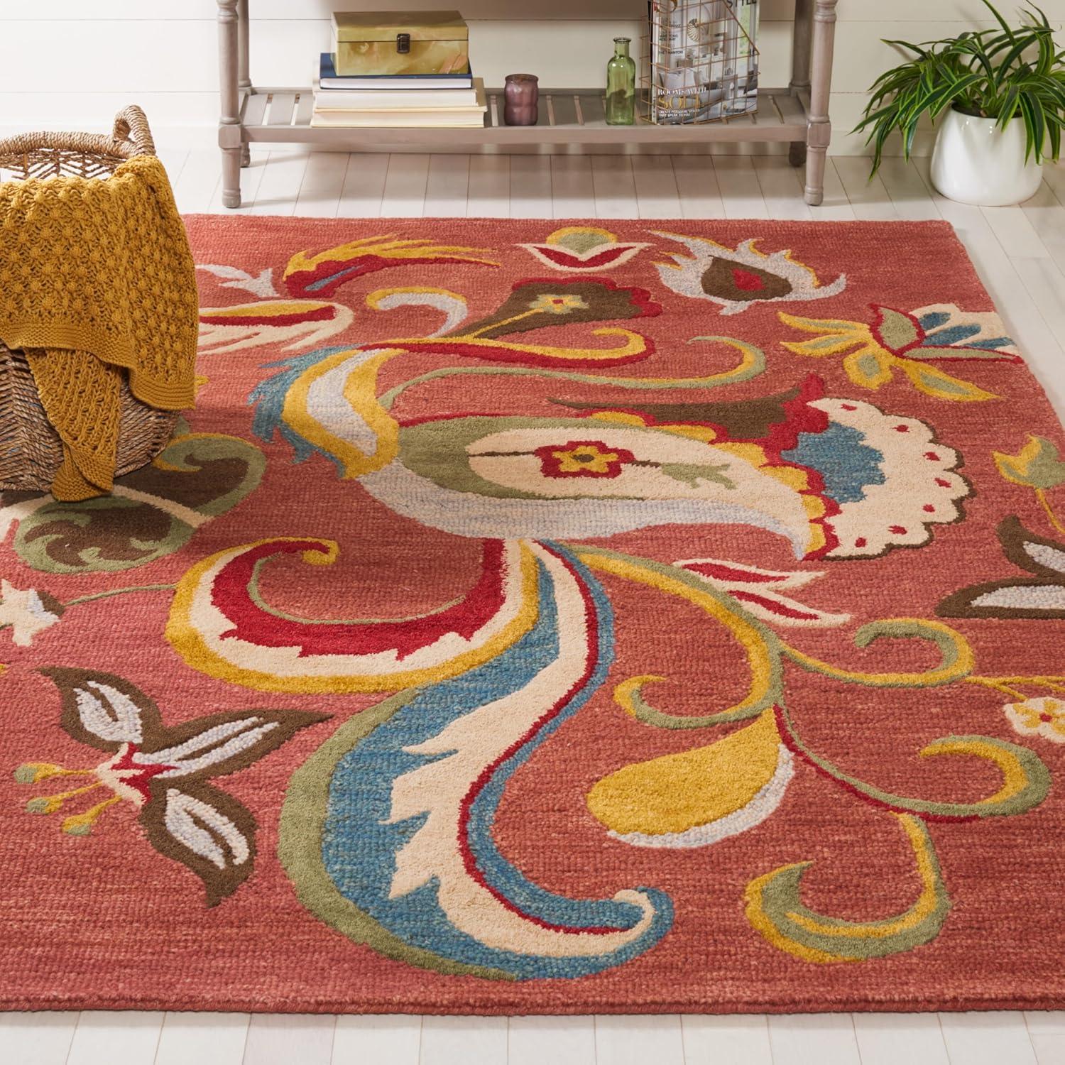 Blossom BLM680 Handmade Hooked Rug - Safavieh