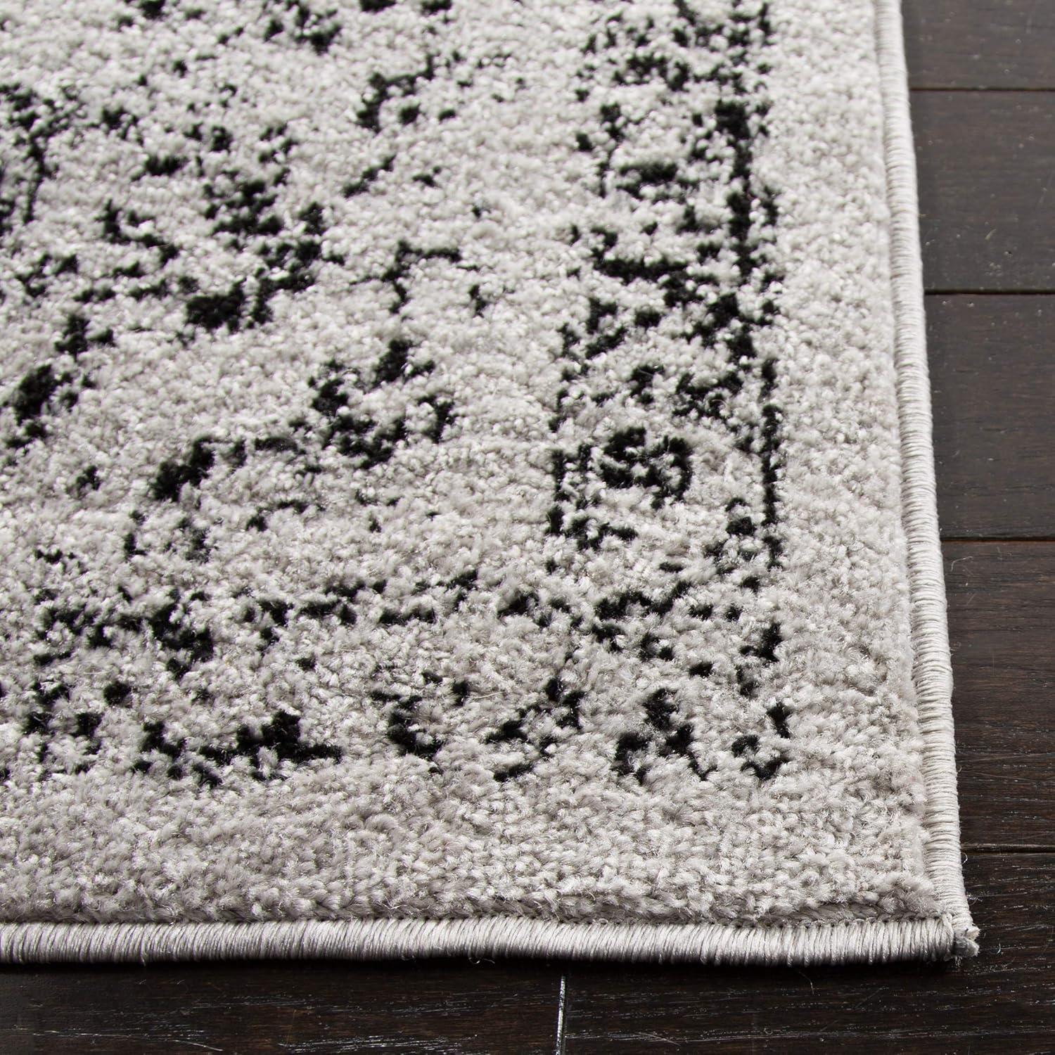 Adirondack ADR109 Machine Made Indoor Area Rug - Grey/Black - 6'x9' - Safavieh