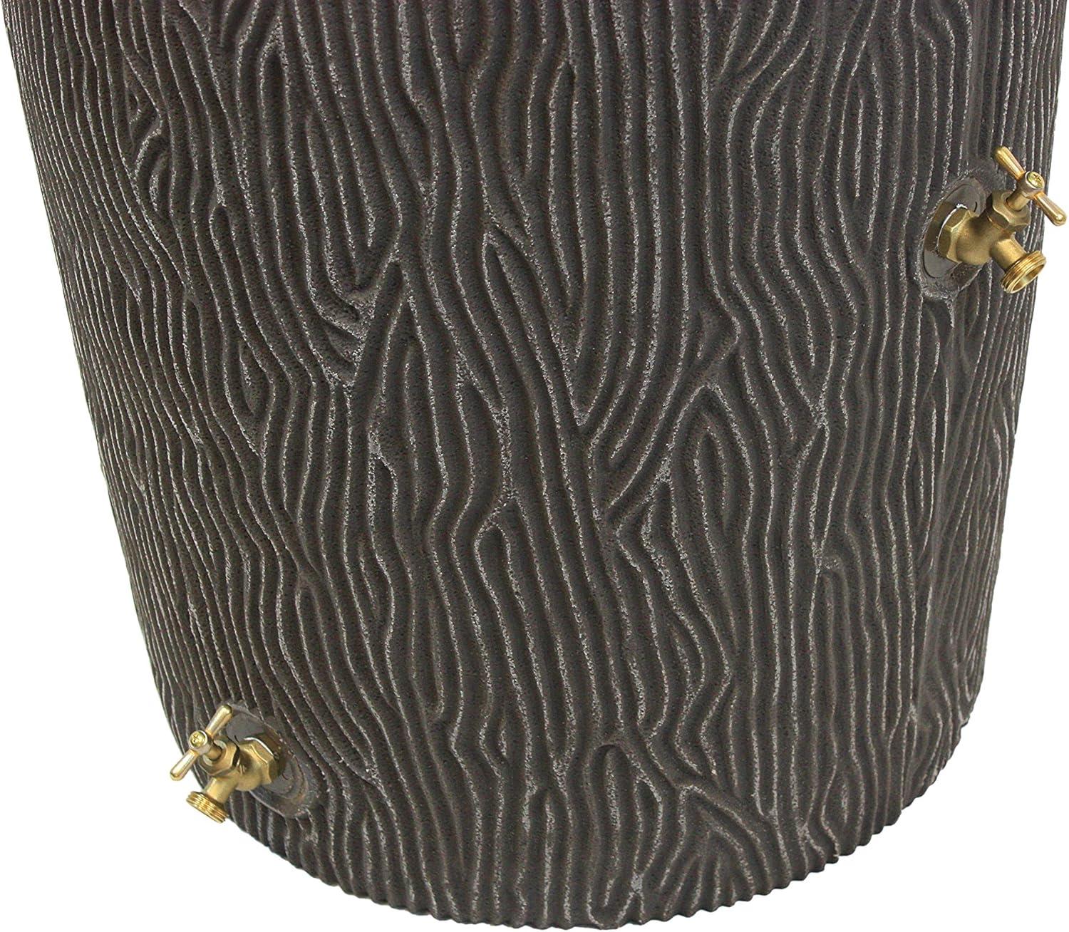 Good Ideas Good Ideas 50 Gallons Plastic Drainable Dual Overflow Planter Rain Barrel