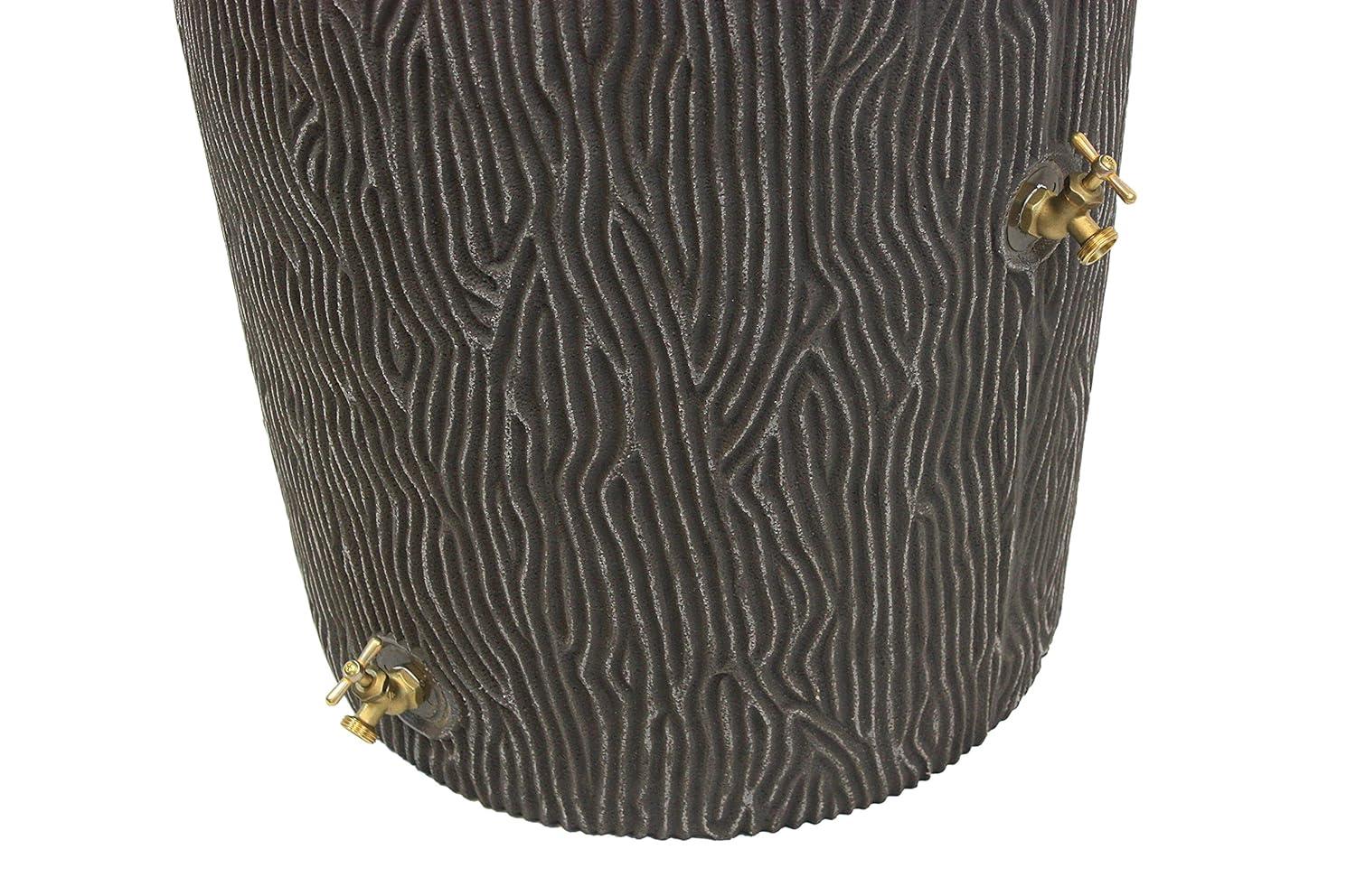 Good Ideas Good Ideas 50 Gallons Plastic Drainable Dual Overflow Planter Rain Barrel