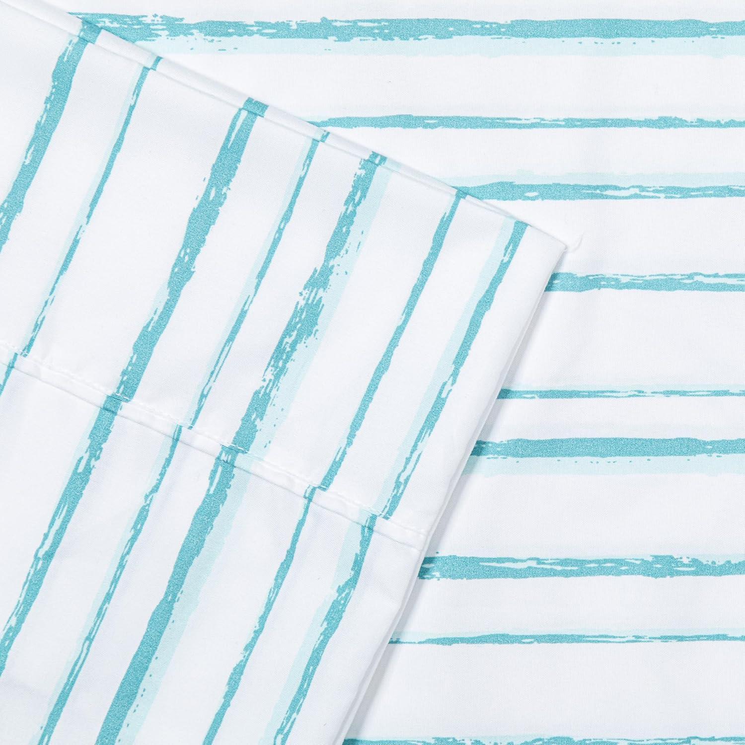 Pointehaven 100% Polyester Striped Sheet Set