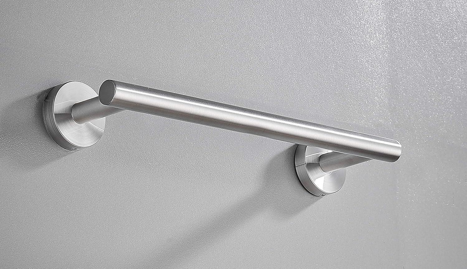 Towel Bar, 12-Inch Hand Towel Holder, Bathroom Accessories SUS304 Stainless Steel Towel Rack, Bath Hardware Brushed Nickel, Wall Mounted