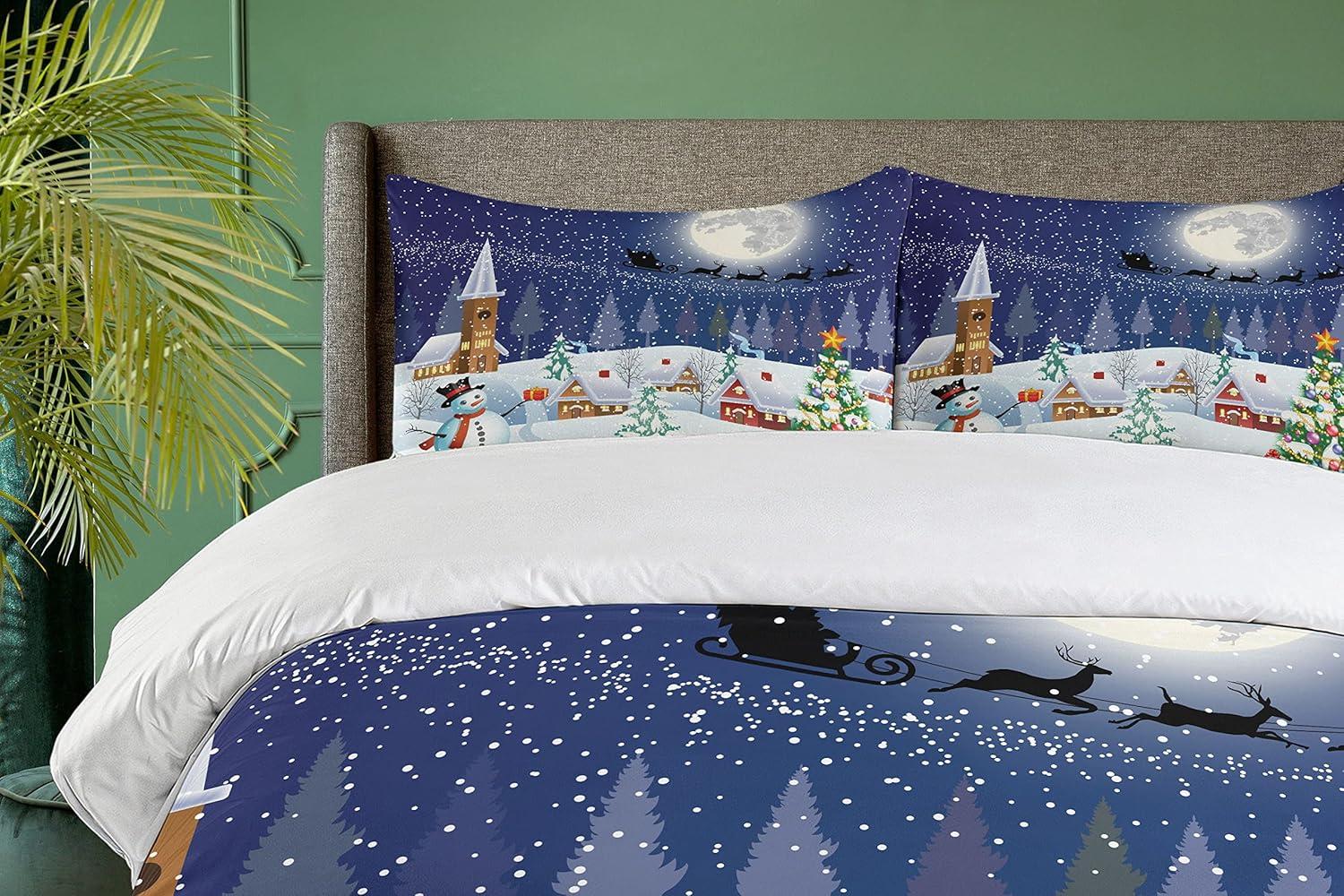 Christmas Traditional Duvet Cover Set