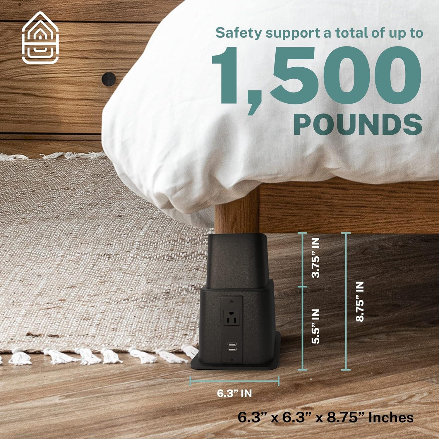10.5'' Bed Risers (Set of 4)