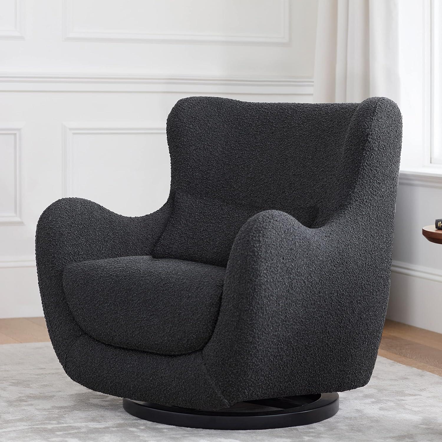 Solstice Swivel Glider in Boucle