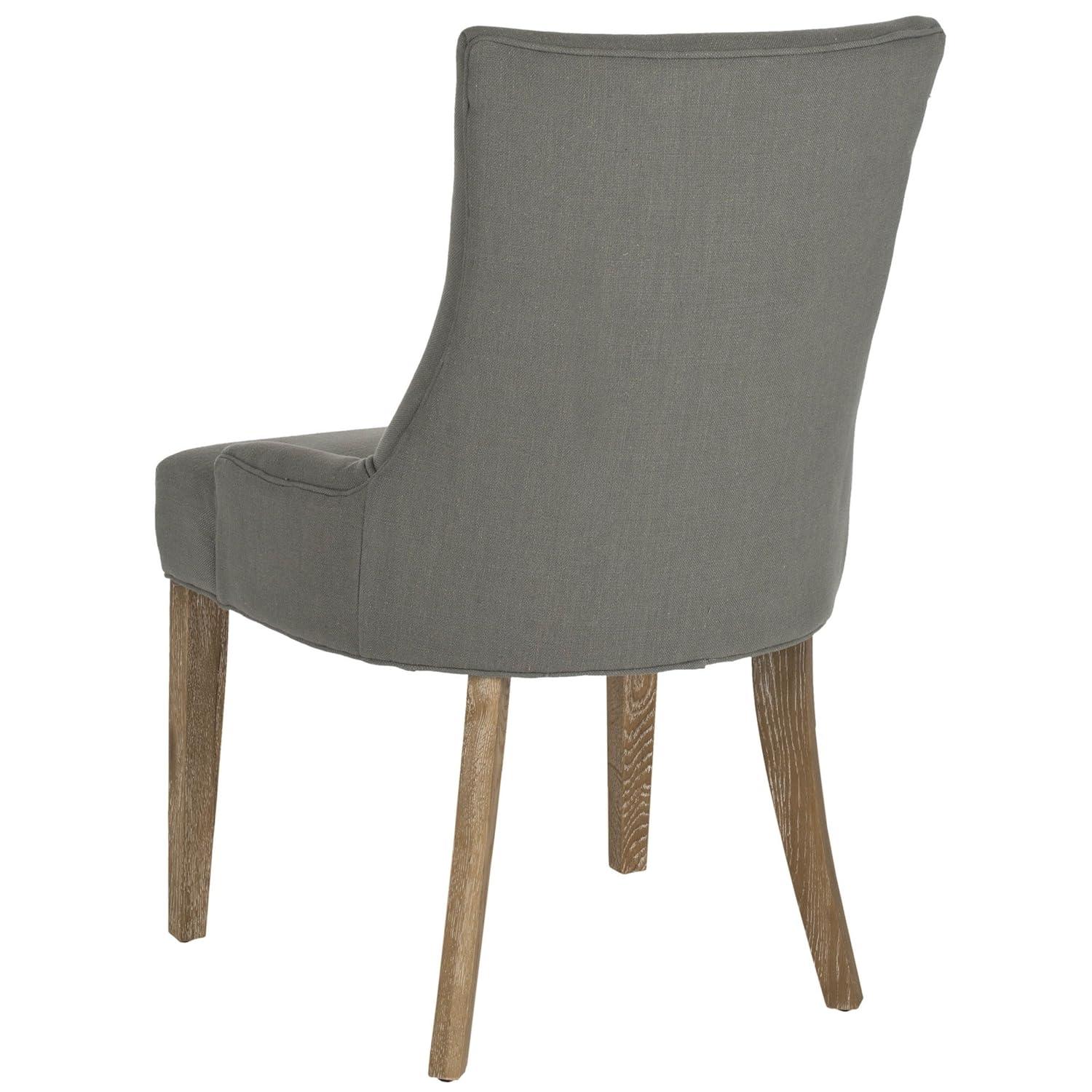 Lester 19" H Dining Chair (Set of 2) - MCR4709 - Granite - Safavieh Couture