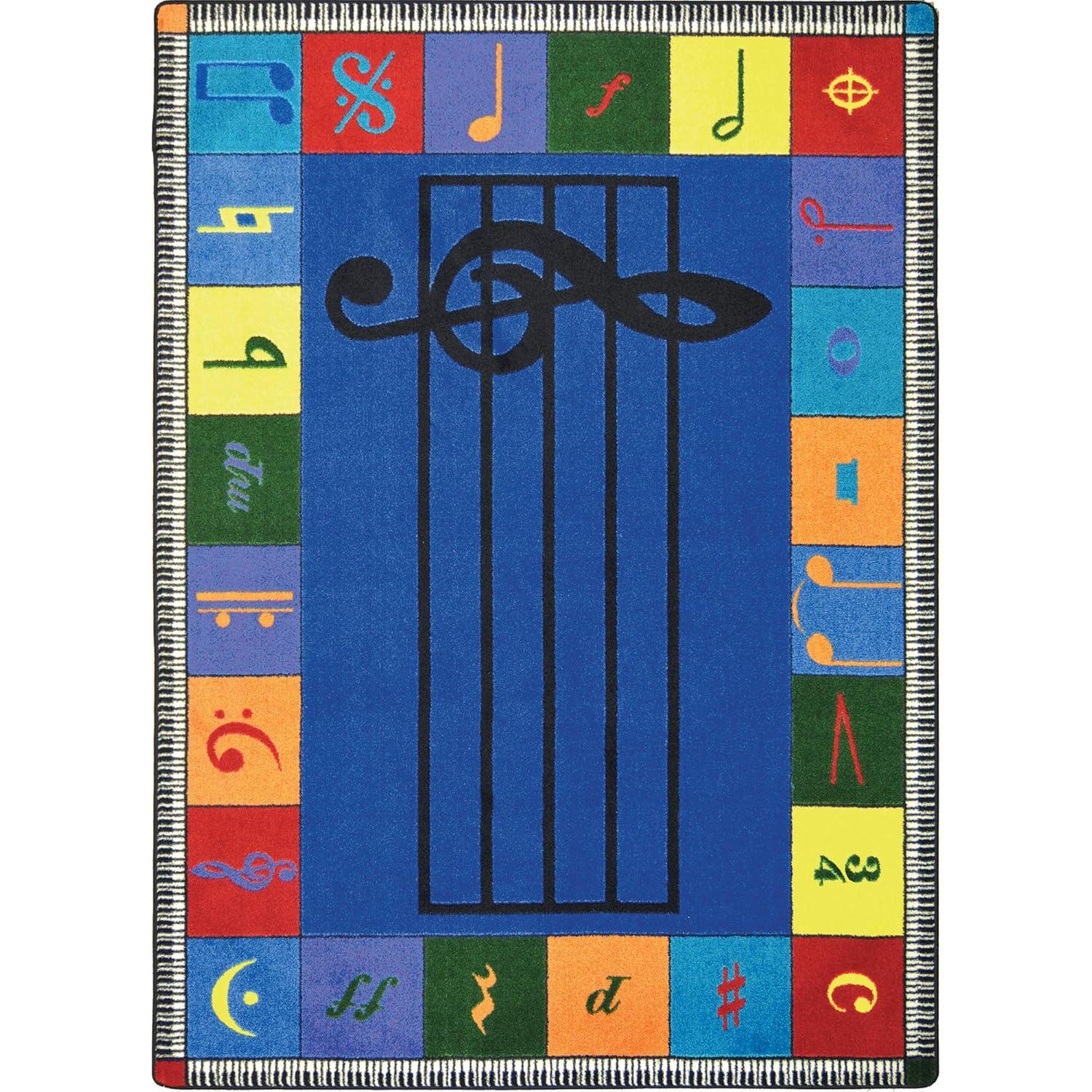 Joy Carpets Educational Note Worthy Area Rug by Joy Carpets