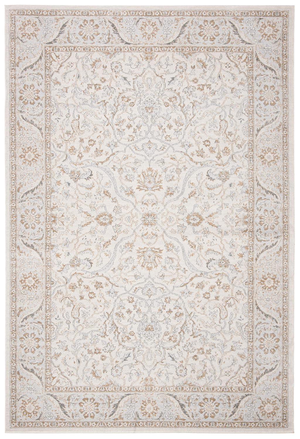 Isabella ISA912 Power Loomed Area Rug - Cream/Beige - 8'x10' - Safavieh.