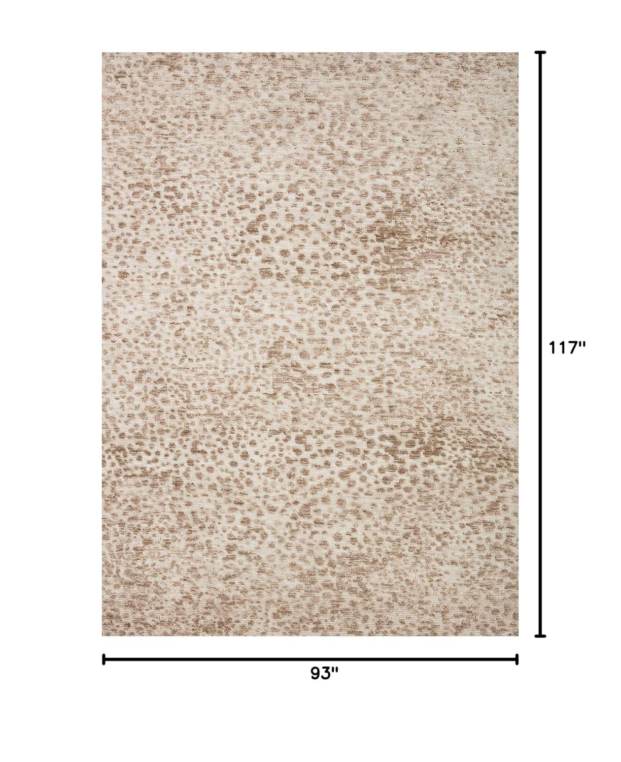 Neda Abstract Ivory/Sand Area Rug
