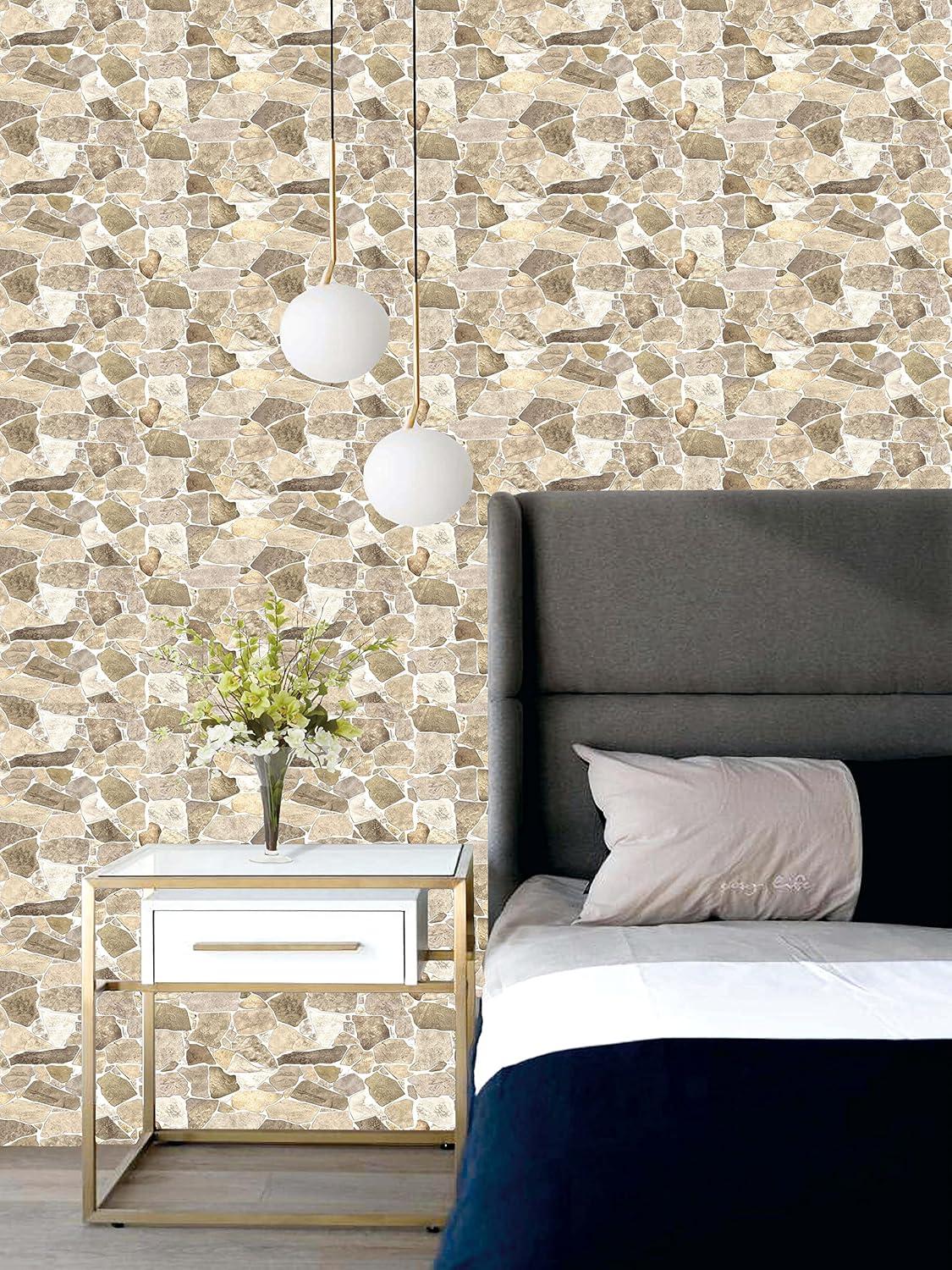 Adarrion Retro-Art 3D Wall Panels | Wild Stone | 38.7" x 25" | 33.59 sq.ft