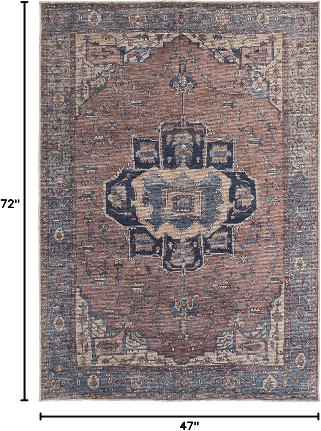 Vibe by Barrymore Medallion Area Rug Blue/Dark Brown - Jaipur Living