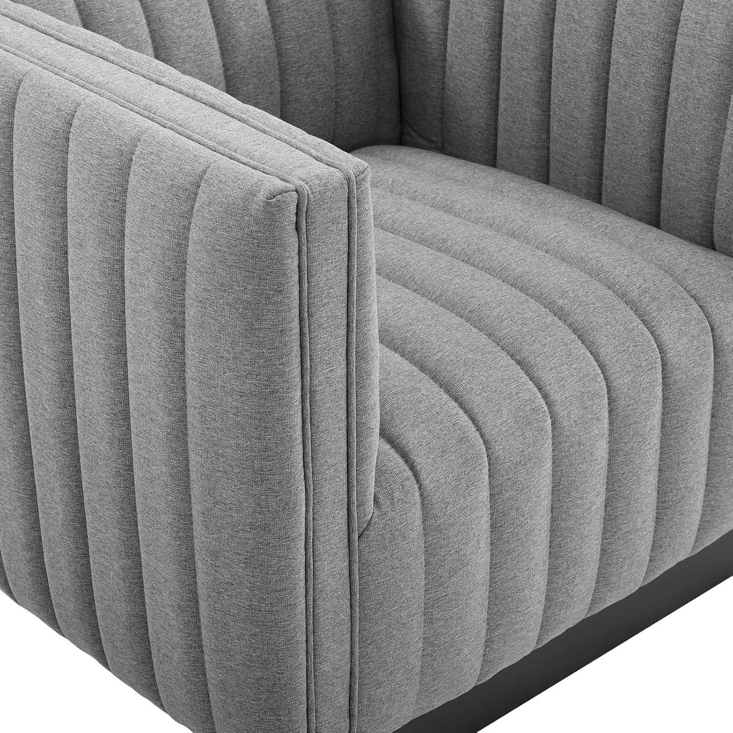 Modway Conjure Channel Tufted Performance Velvet Accent Armchair