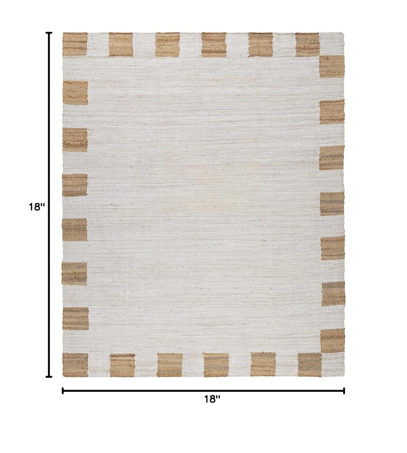 Hauteloom Moncton Handmade Jute/Sisal Beige Area Rug