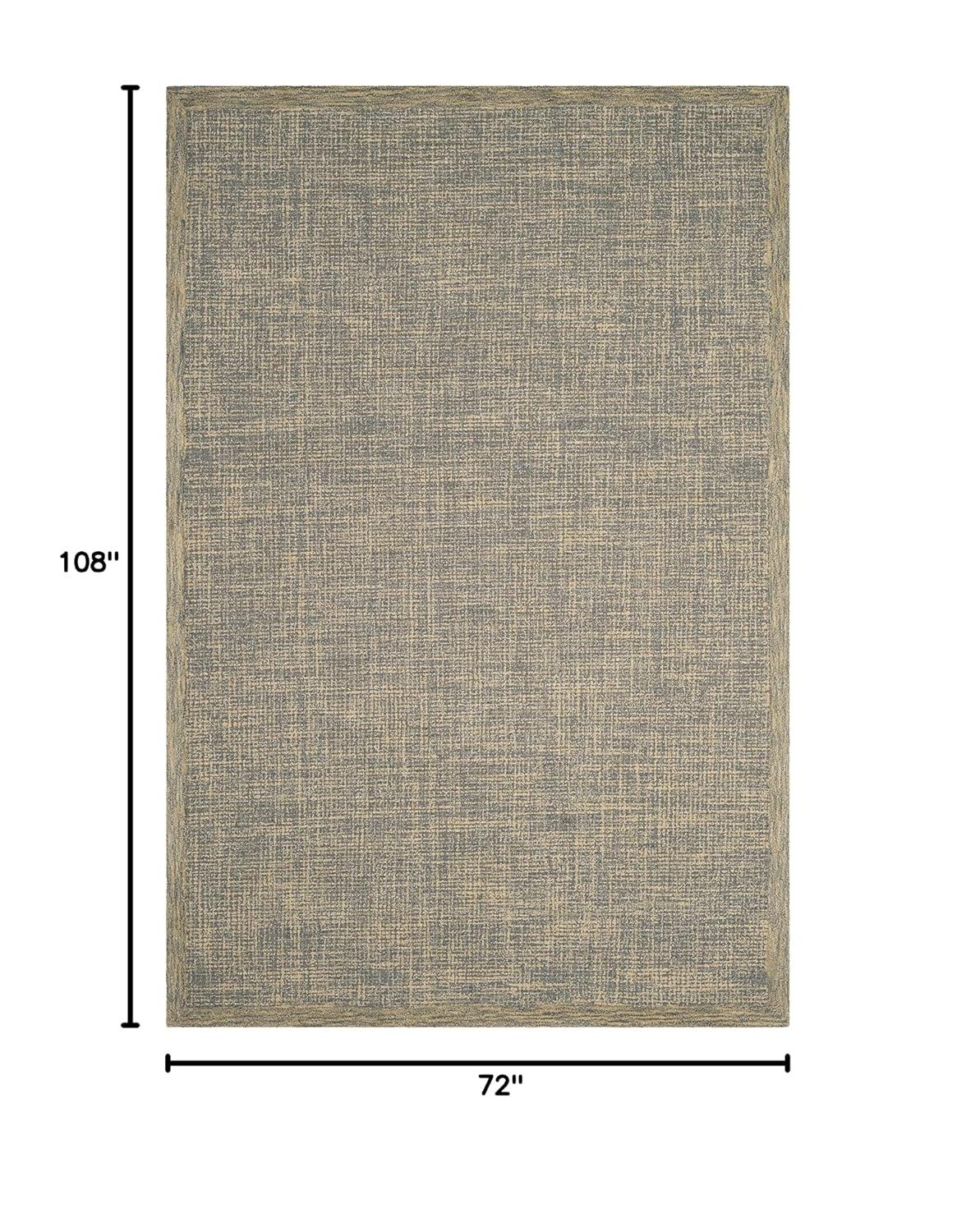 Abstract ABT220 Handmade Indoor Area Rug - Gold/Grey - 6'x9' - Safavieh