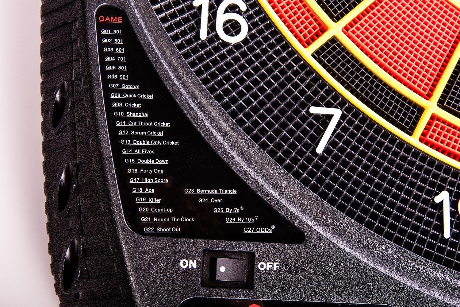 Interactive 6000 Electronic Dart Board Game