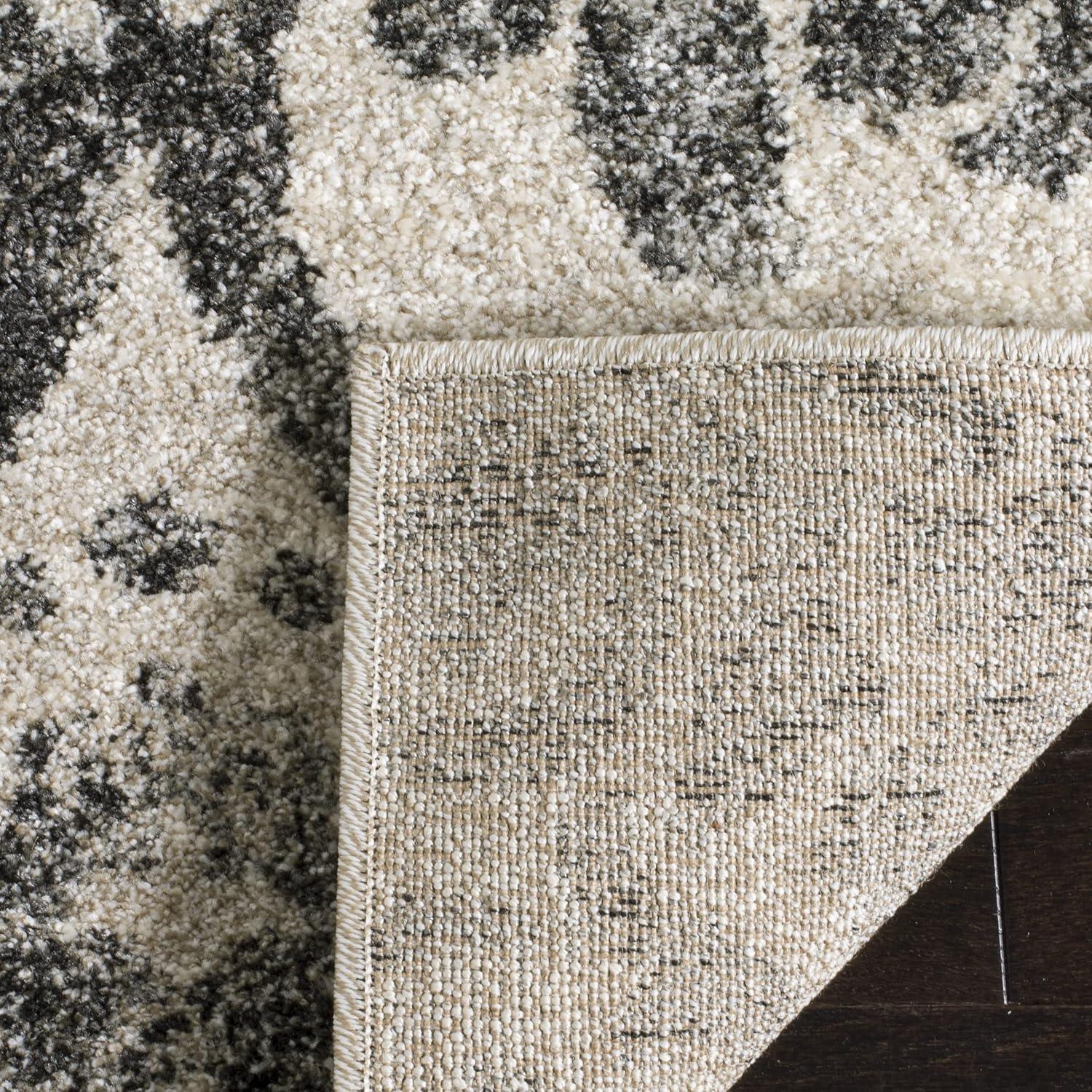 Retro RET2184 Power Loomed Indoor Accent Rug - Cream/Grey - 3'x5' - Safavieh.