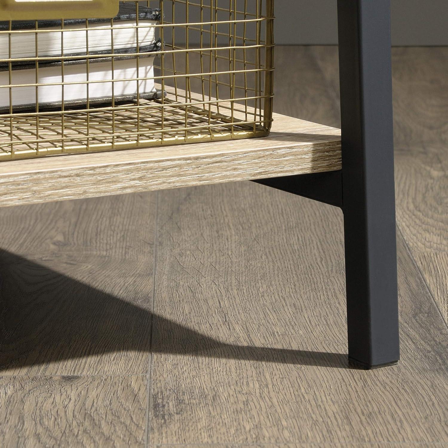 Sauder North Avenue Engineered Wood Desk in Sindoori Mango/Natural