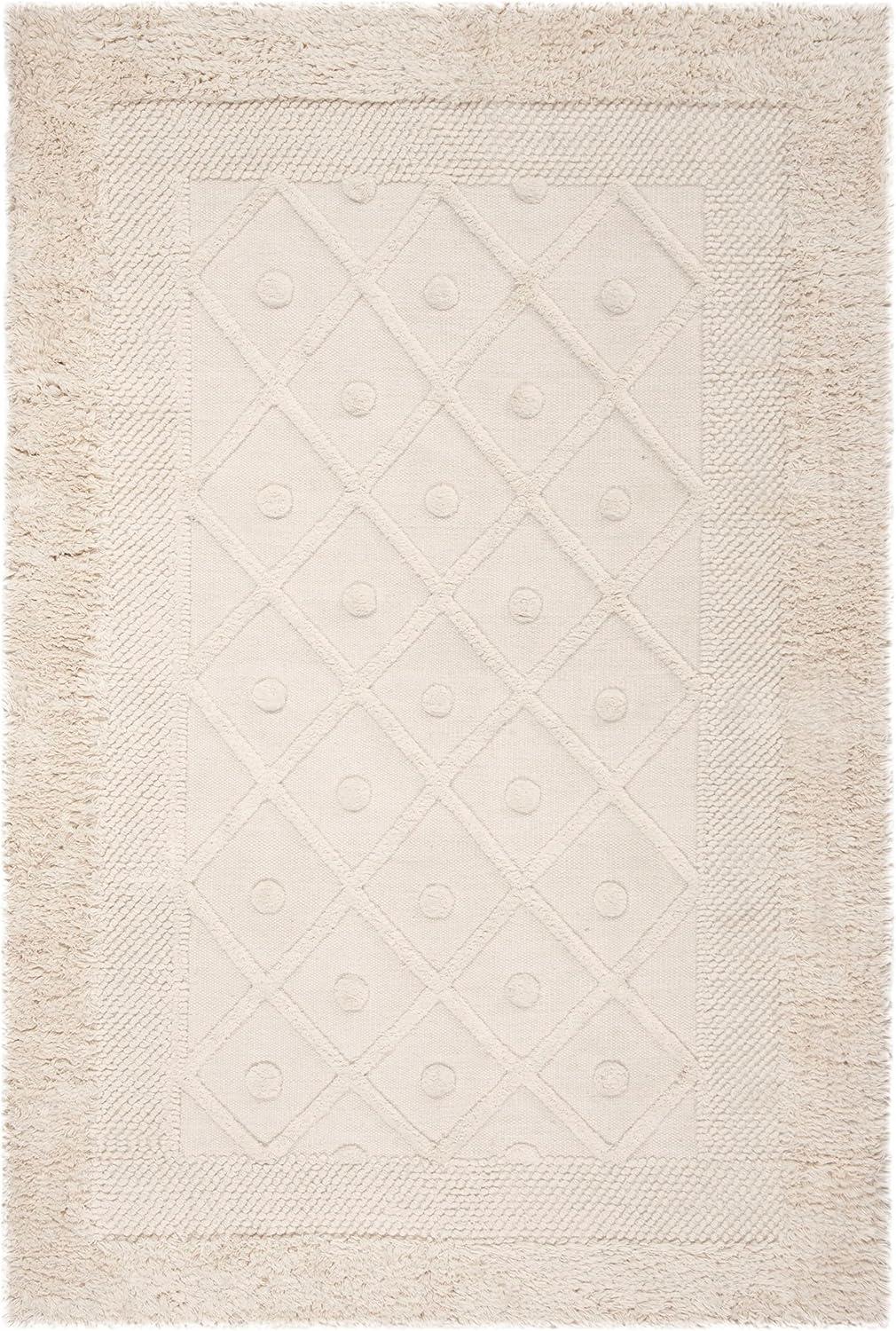 Kenya KNY952 Hand Knotted Accent Rug - Ivory - 2'x3' - Safavieh