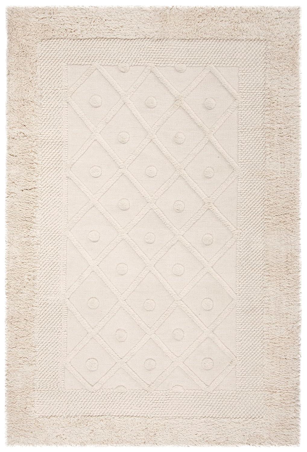 Kenya KNY952 Hand Knotted Accent Rug - Ivory - 2'x3' - Safavieh