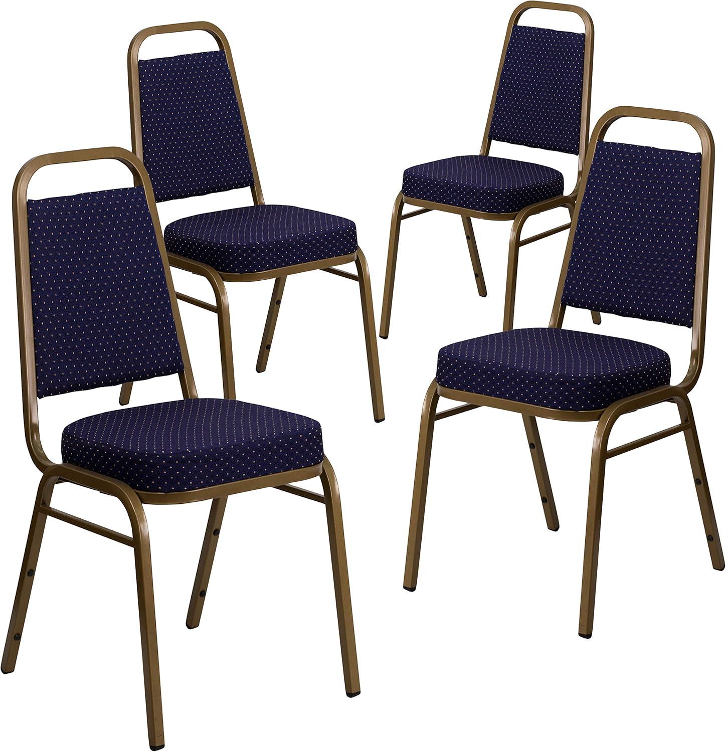 Amaya Trapezoidal Stacking Banquet Chairs by Flash Furniture