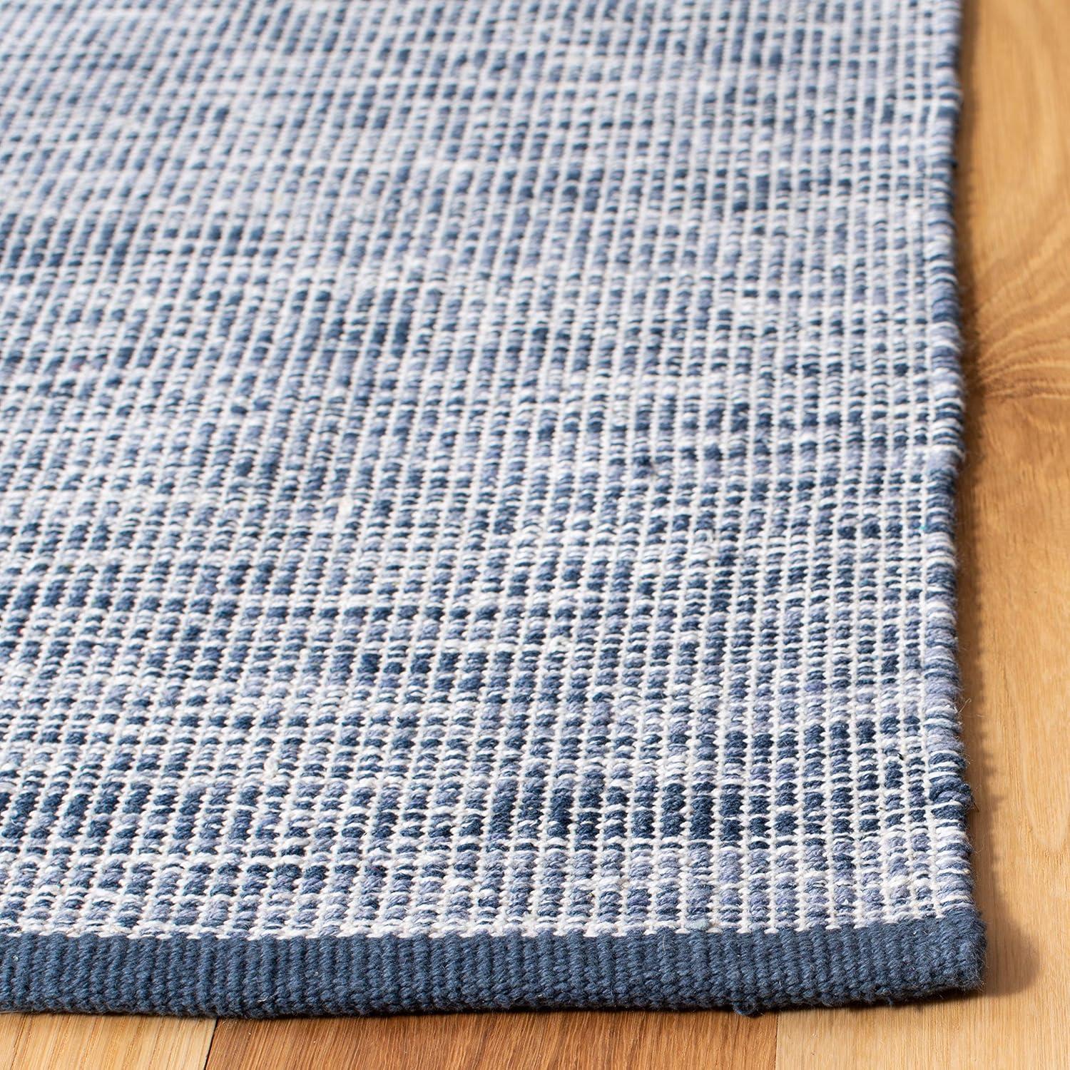 Montauk MTK250 Hand Woven, Flat Weave Indoor Area Rug - Navy/Blue - 6'x9' - Safavieh