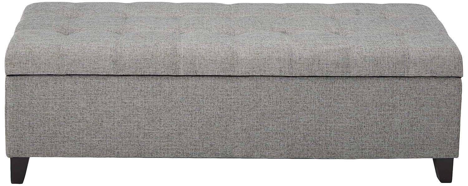 Mission Storage Ottoman - Gray - Christopher Knight Home