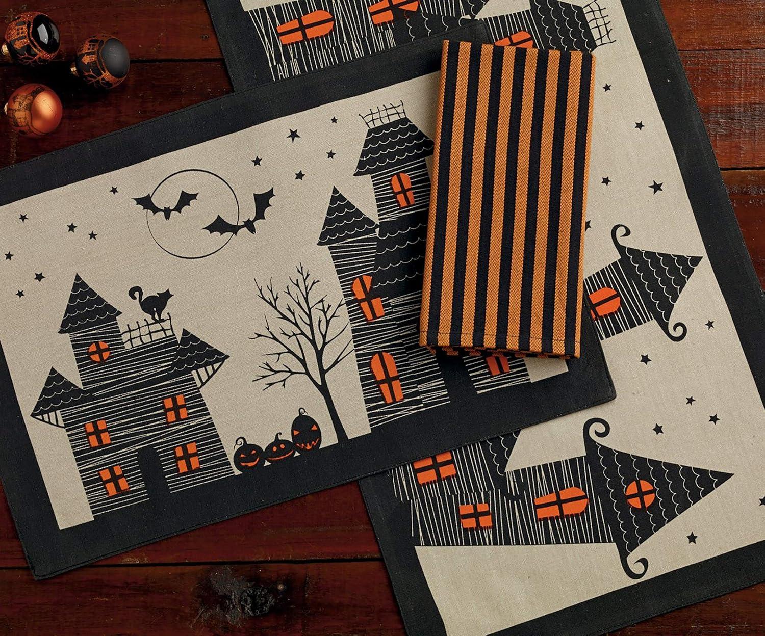 The Holiday Aisle® Turnage Haunted House Table Runner