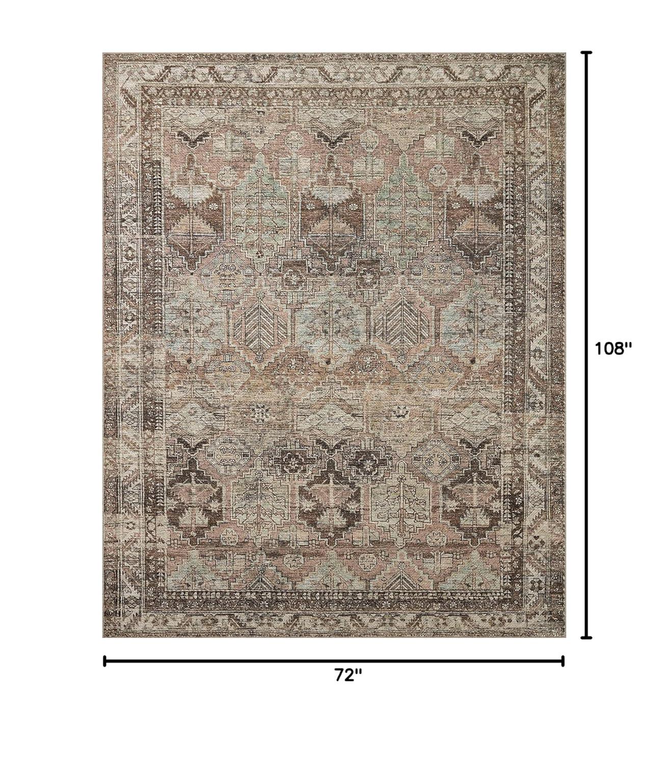 Billie Rug by Amber Lewis x Loloi - Clay and Sage / 6' x 9'