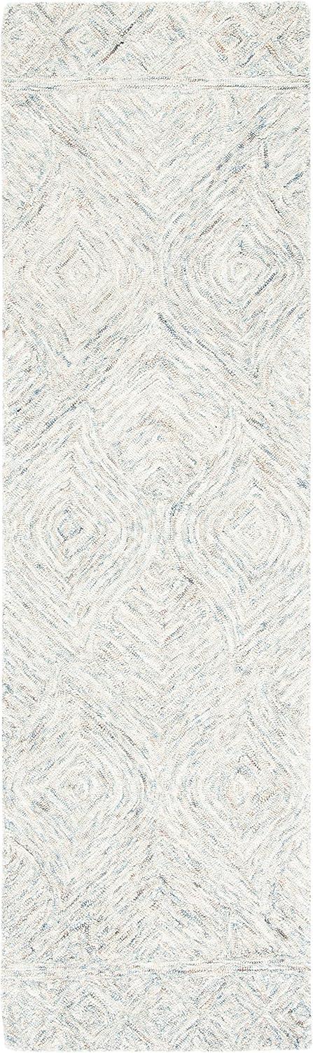 Ikat IKT703 Hand Tufted Runner Rug - Beige/Grey - 2'3"x8' - Safavieh.