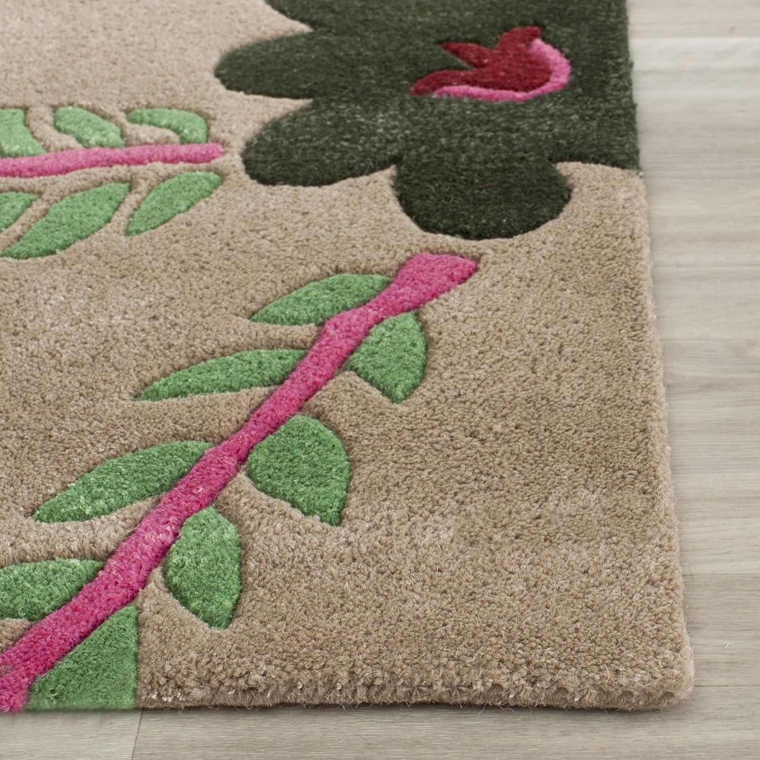 Bella Hand Tufted Wool Floral Rug