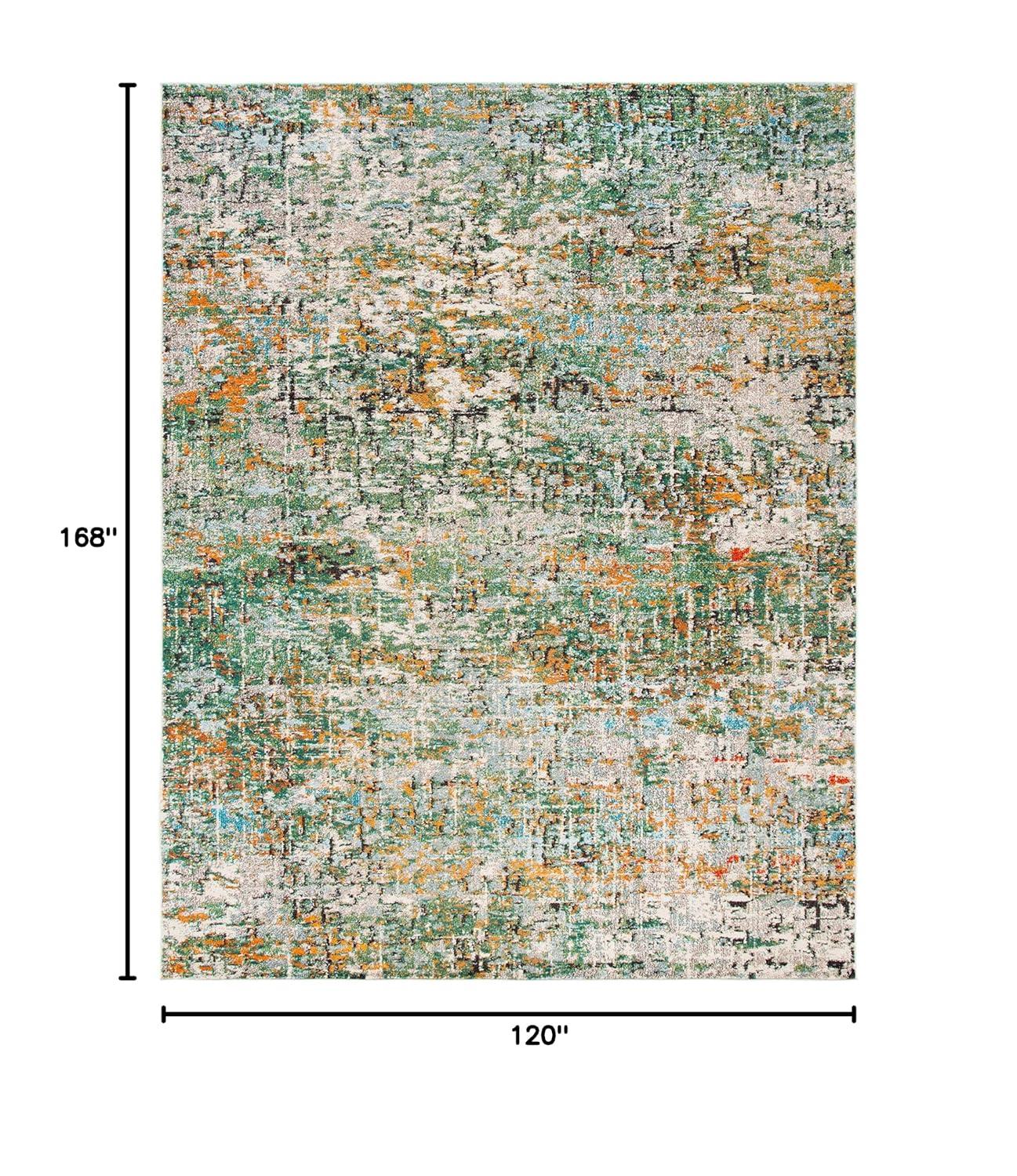 Madison MAD460 Power Loomed Indoor Area Rug - Green/Turquoise - 10'x14' - Safavieh
