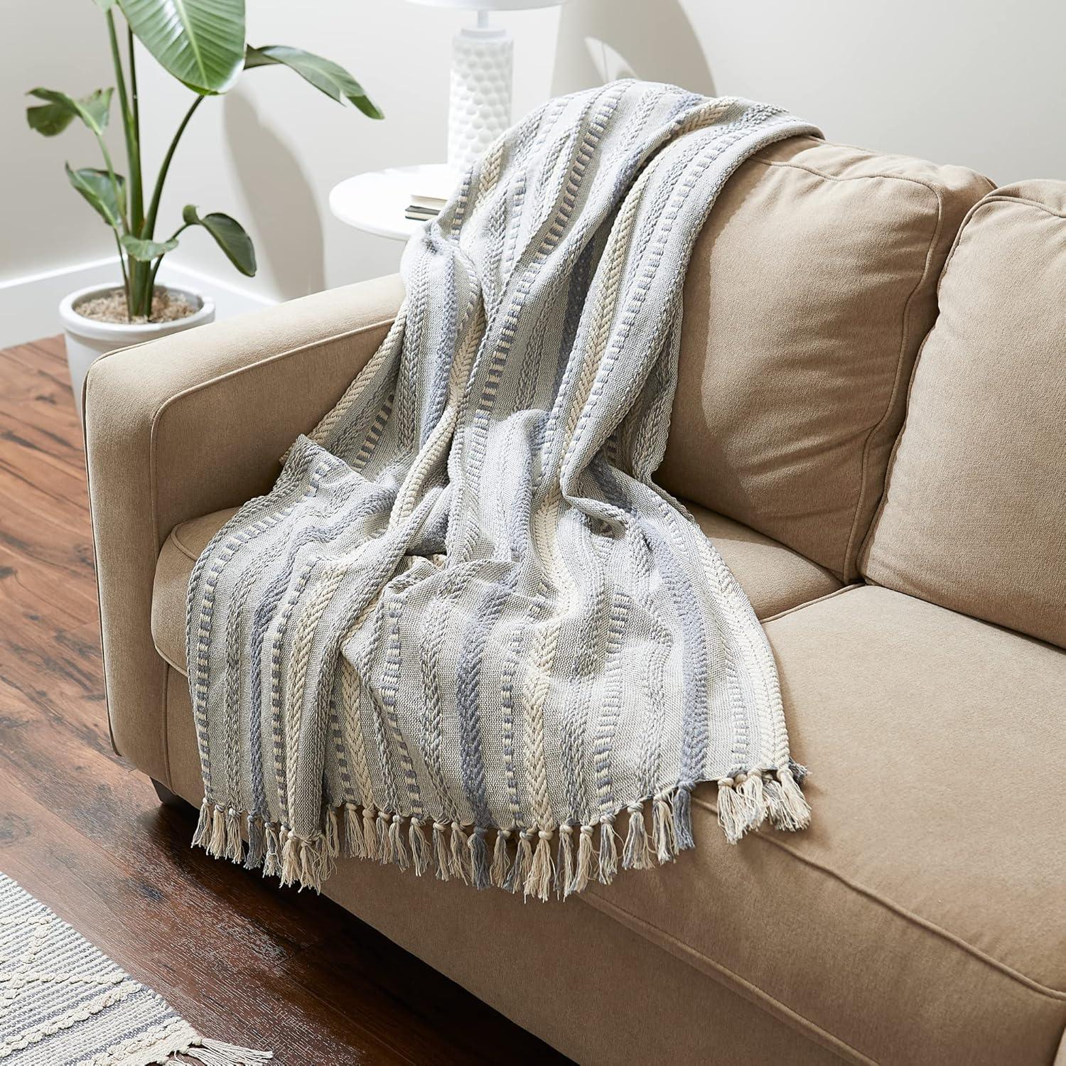 Hand Woven Throw Blanket