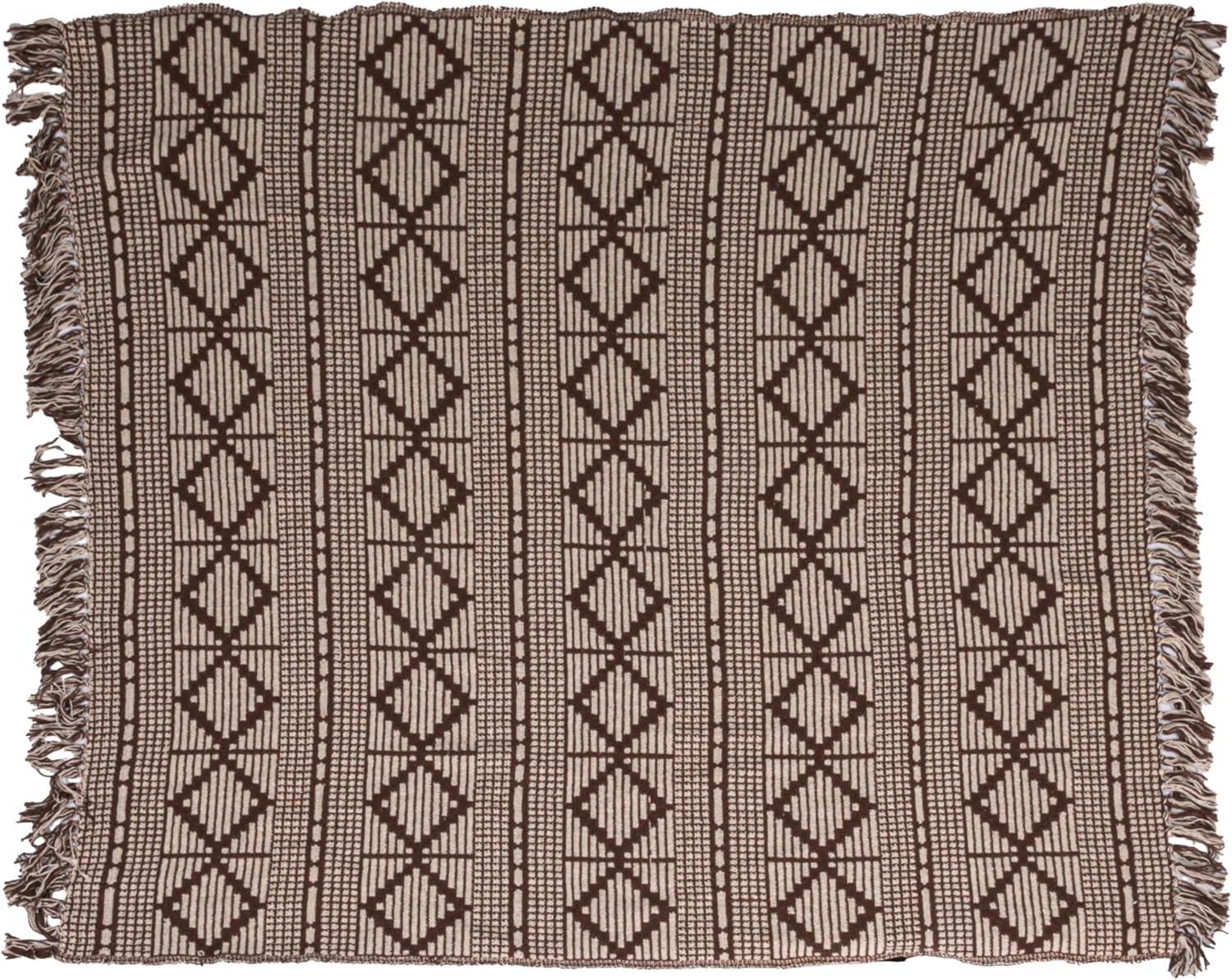 Bloomingville Hand Woven Throw Blanket