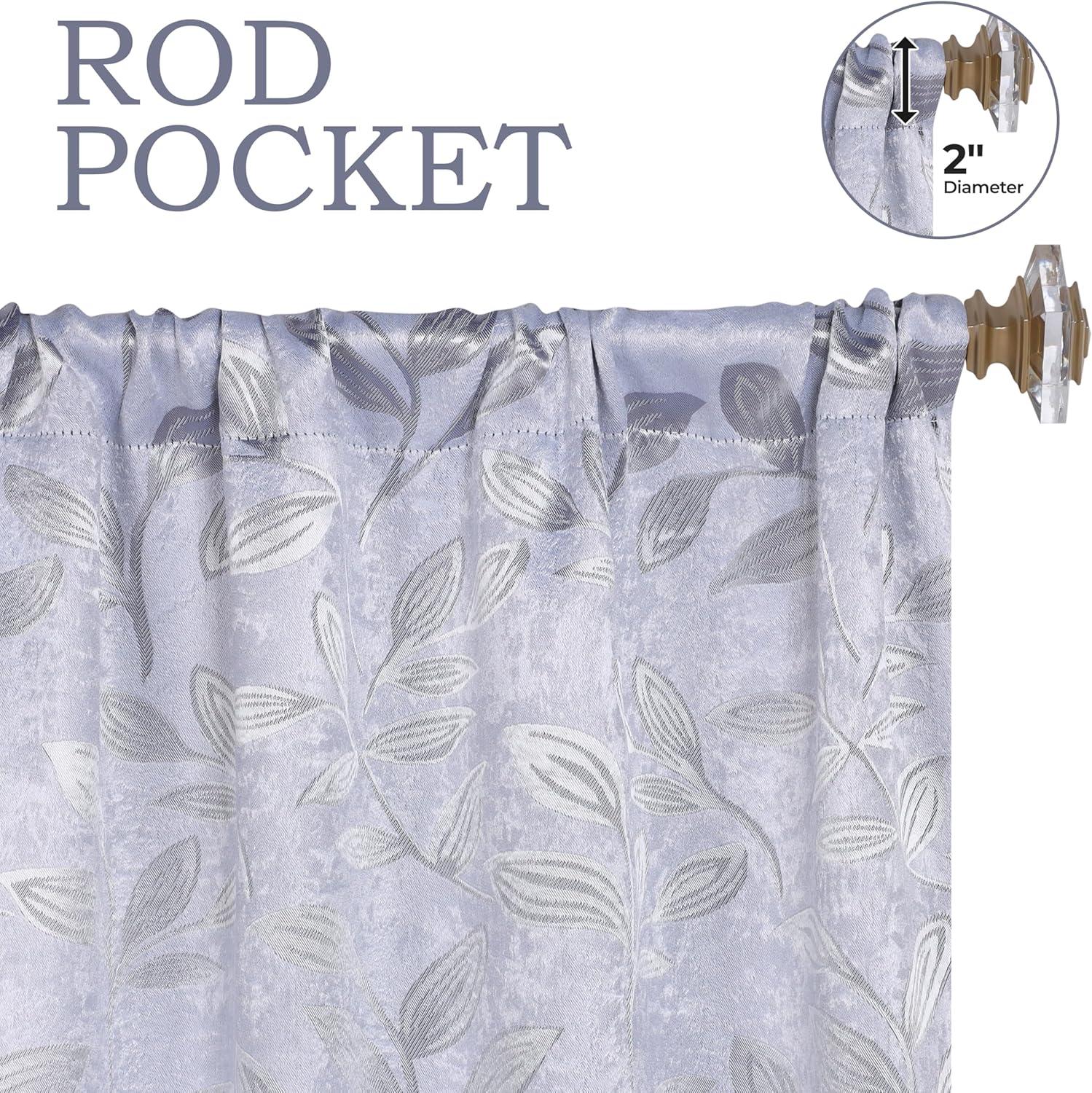 Superior Modern Bohemian Leaves Polyester Machine Washable Room Darkening Blackout Curtains by Superior & Reviews | Wayfair