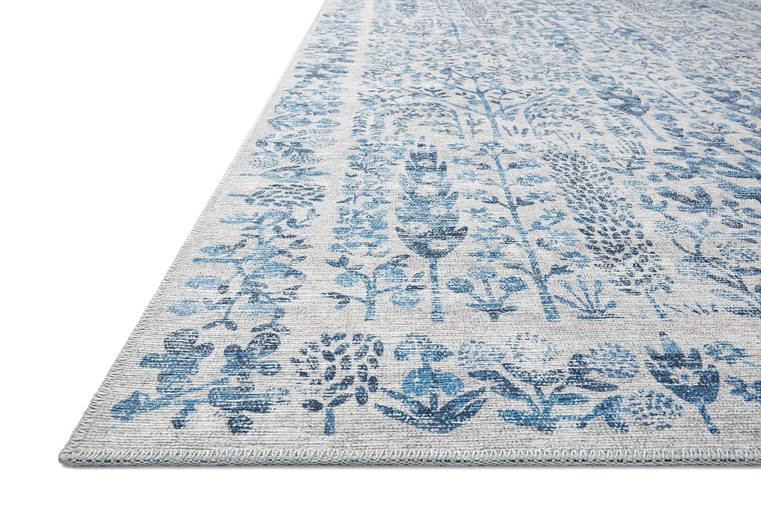 Rifle Paper Co. X Loloi Maison Grove Blue Area Rug