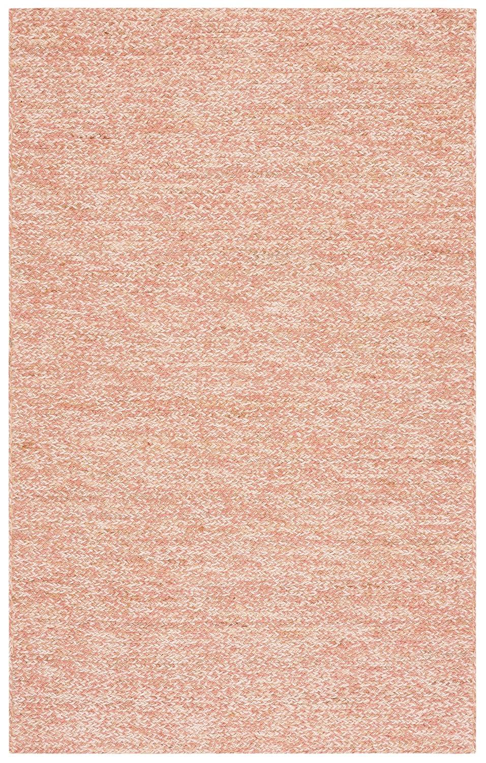 Natural Fiber NFB950 Hand Loomed Area Rug - Pink/Natural - 3'x5' - Safavieh.