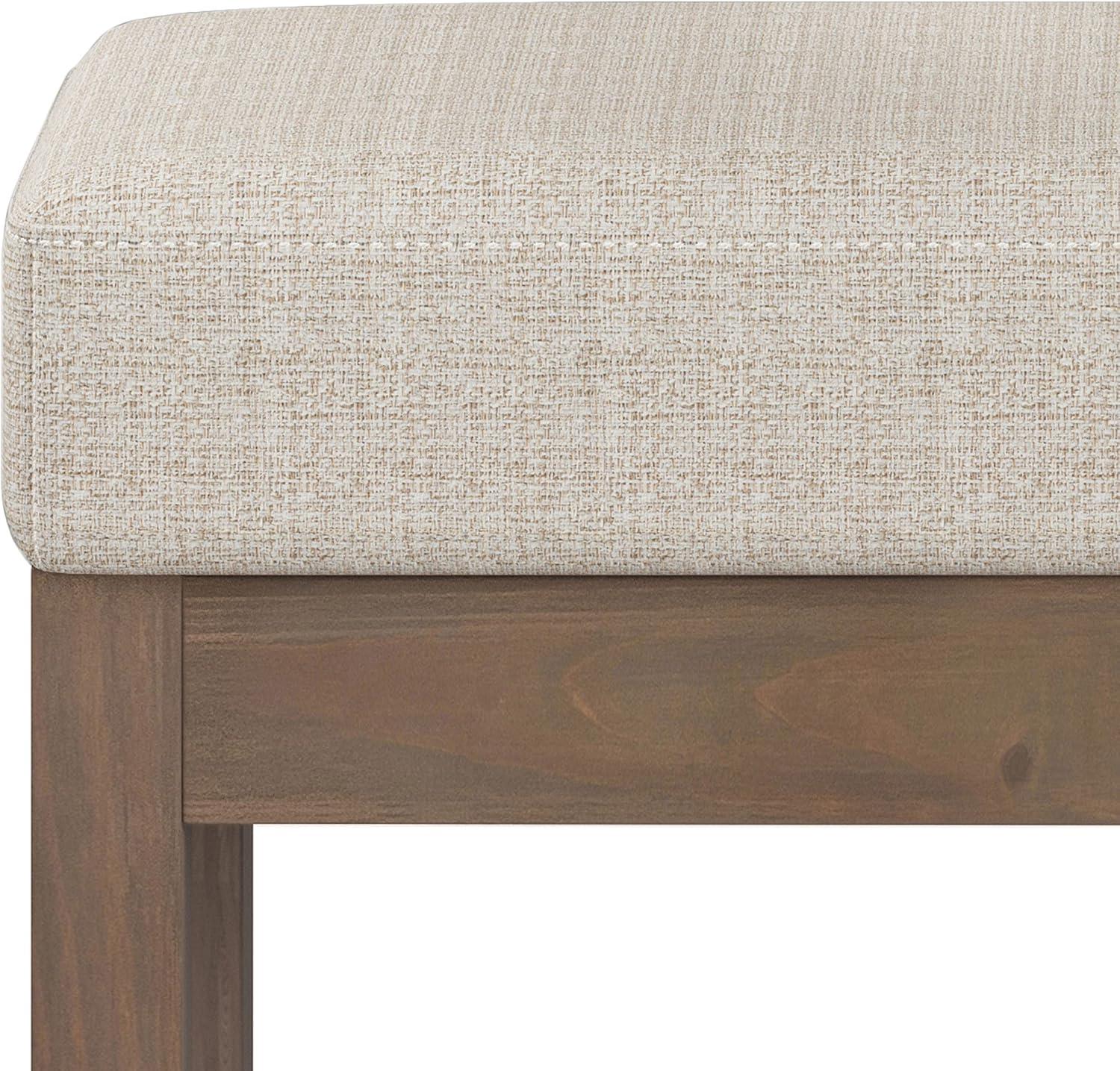 Milltown Small Ottoman Bench in Tweed