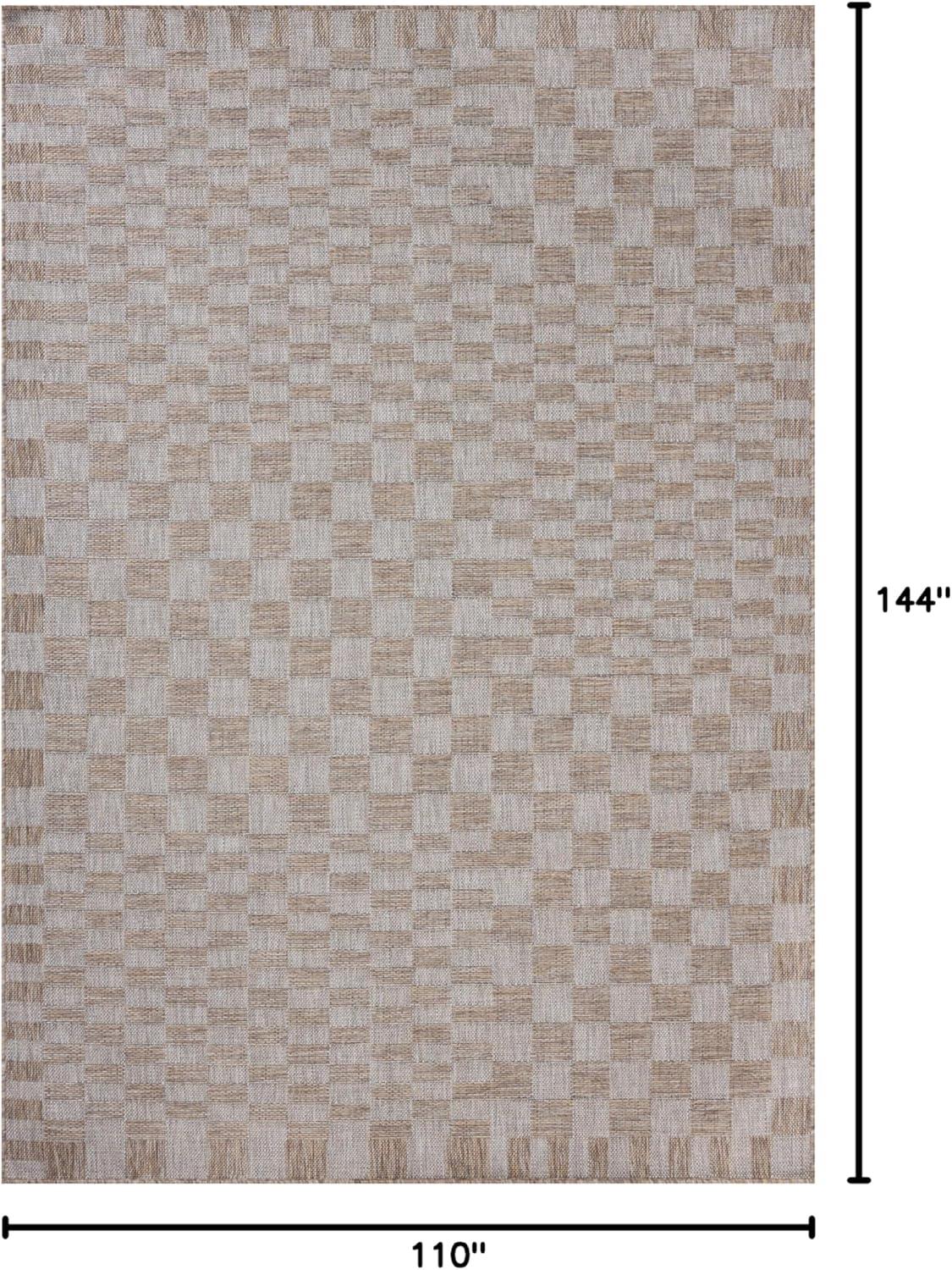 Amber Lewis x Loloi Indoor / Outdoor Topanga Natural / Dove Area Rug