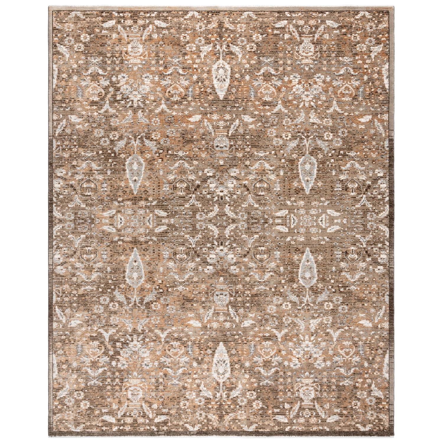 Gertmenian Damita Gavi Traditional Moroccan Brown/Tan/Beige/Ivory Polypropylene Area Rug