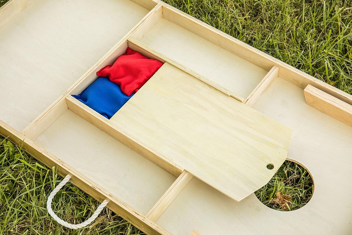 Birch Veneer 2x4 Cornhole Set with Bean Bags