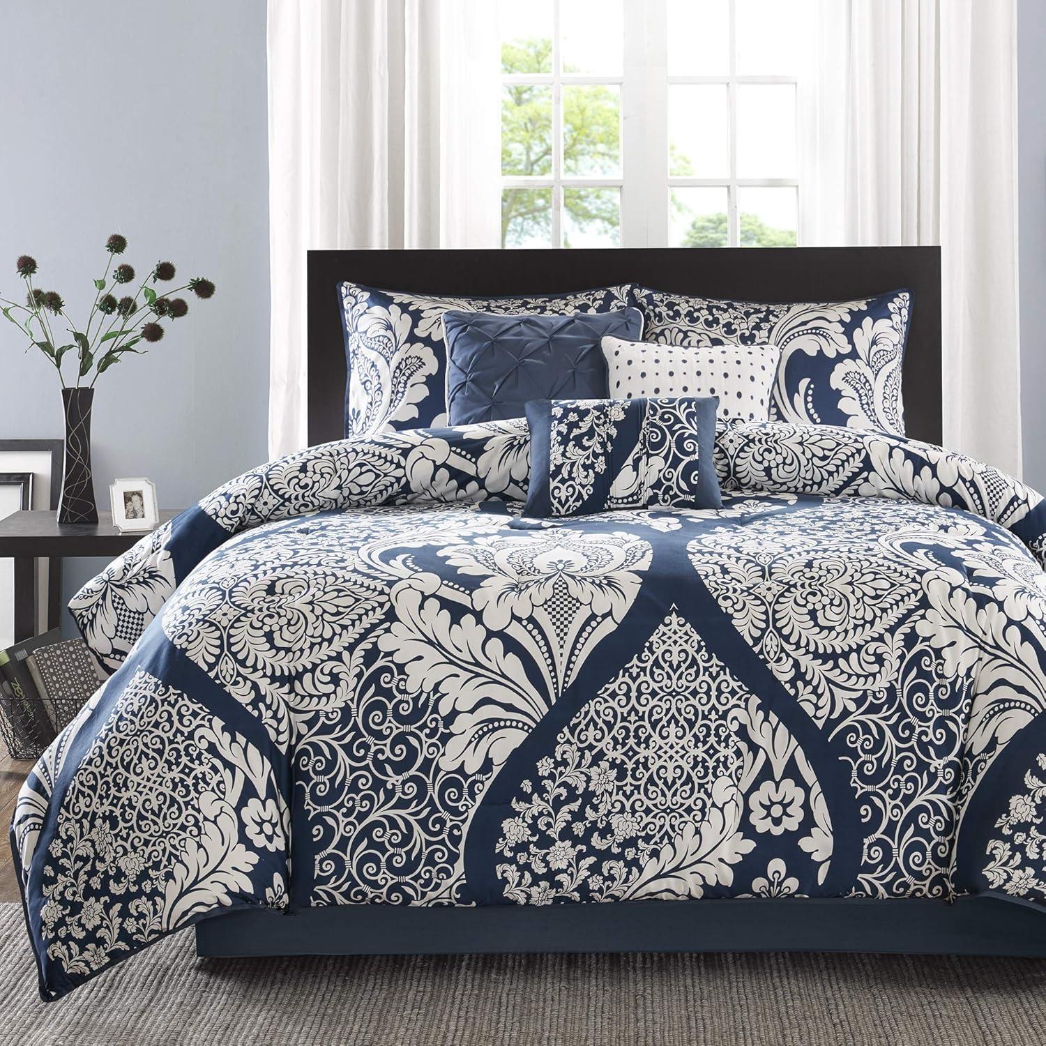 Vienna 7 Piece Cotton Printed Comforter Set