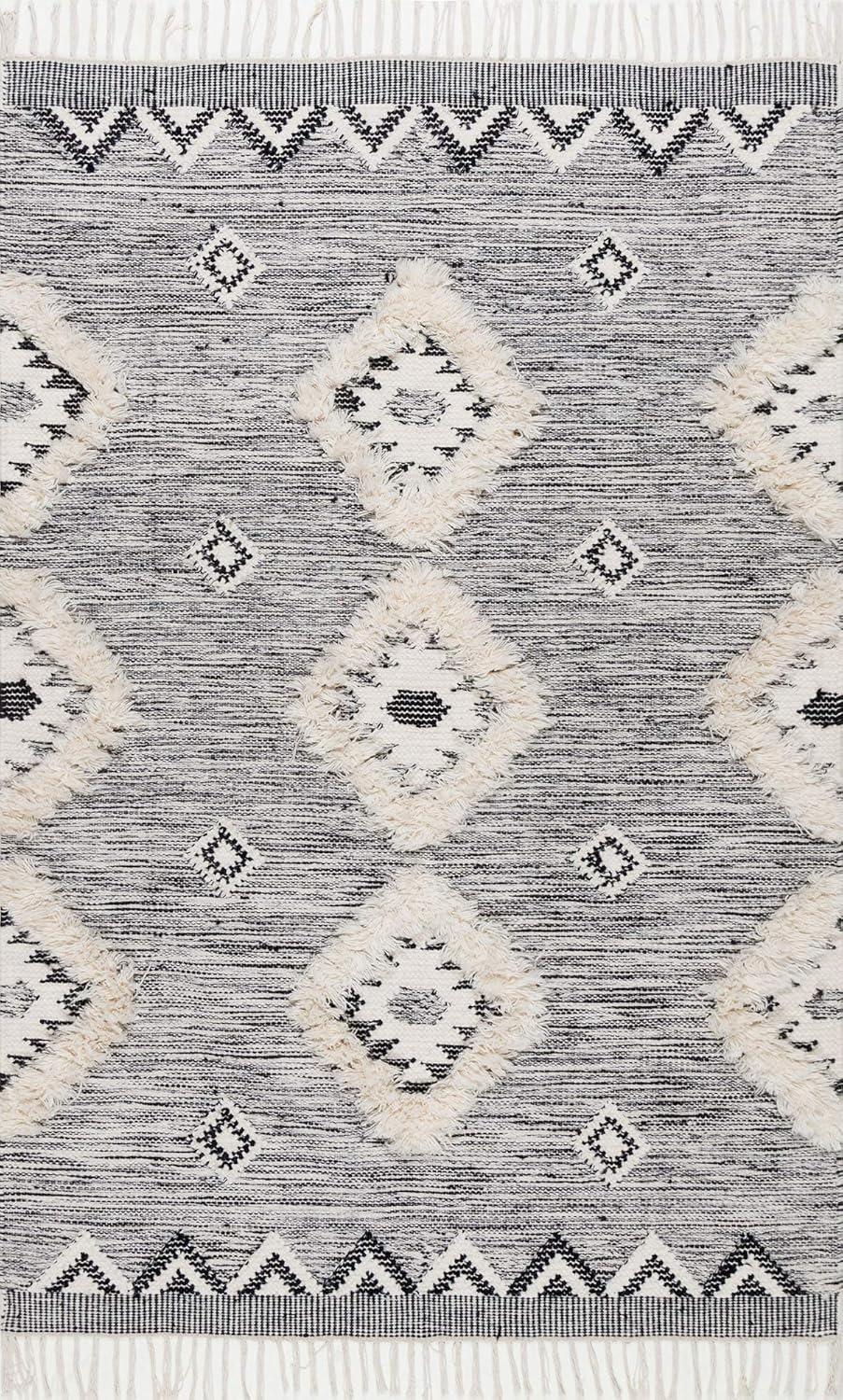 Nuloom Savannah Moroccan Tasseled Wool Indoor Area Rug