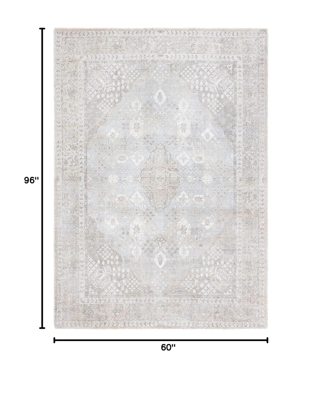 Oakland Hand Loomed 50% Wool, 50% Viscose Oriental Rug